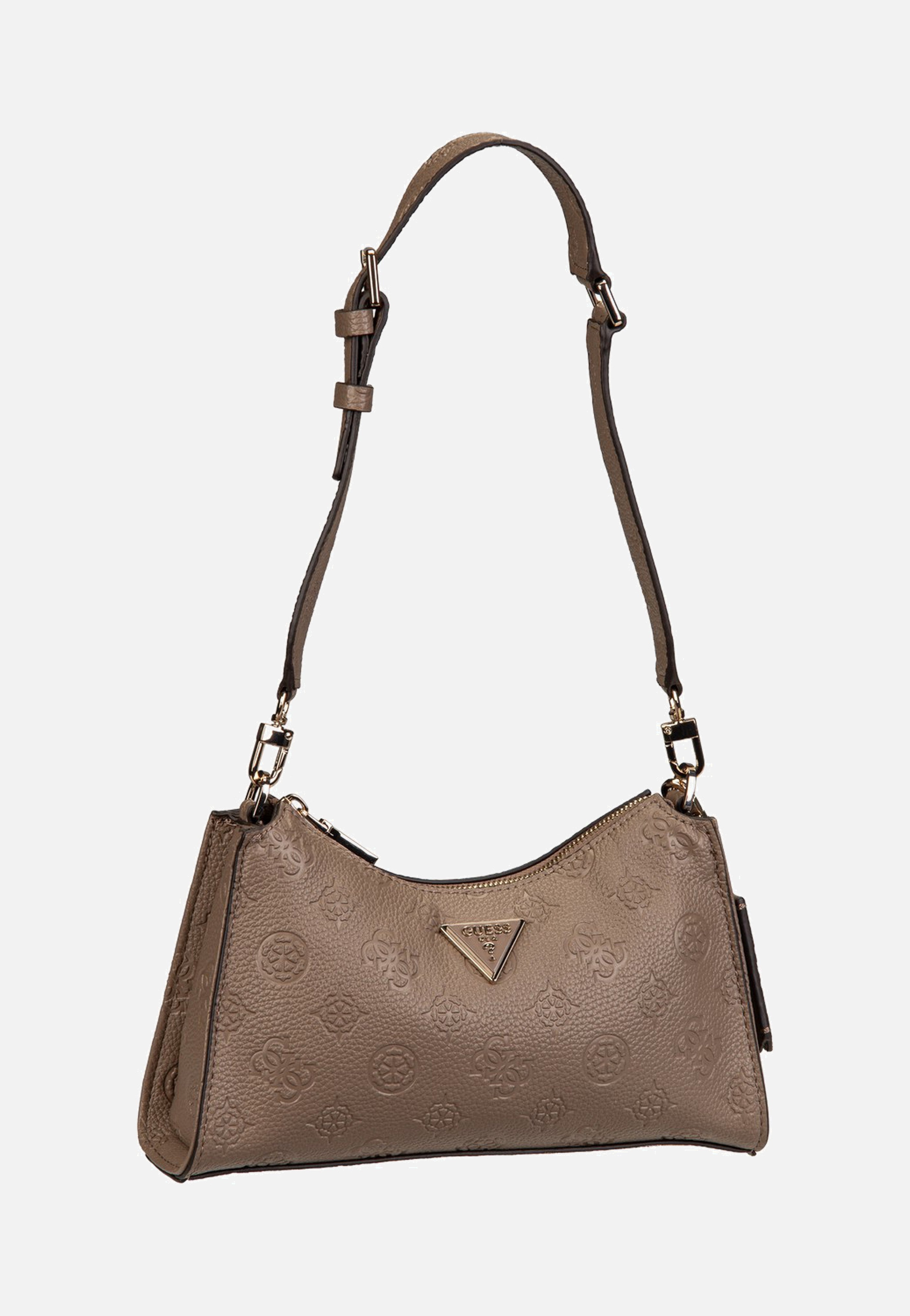 Guess Cresidia II Top Zip Shldr Dark Oak Schultertasche