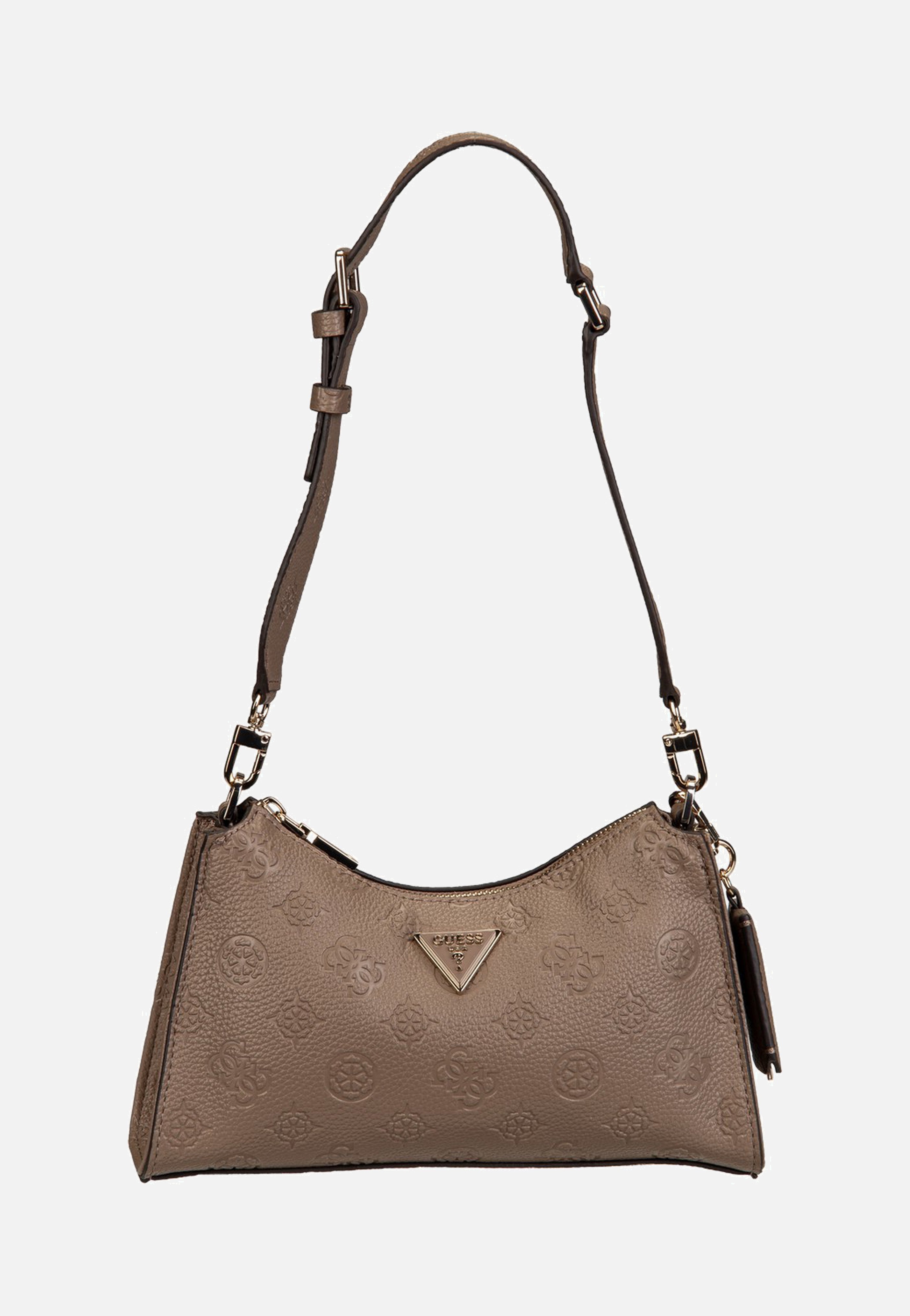 Guess - Cresidia II Top Zip Shldr Dark Oak - Shoulder Bag | Women-Image