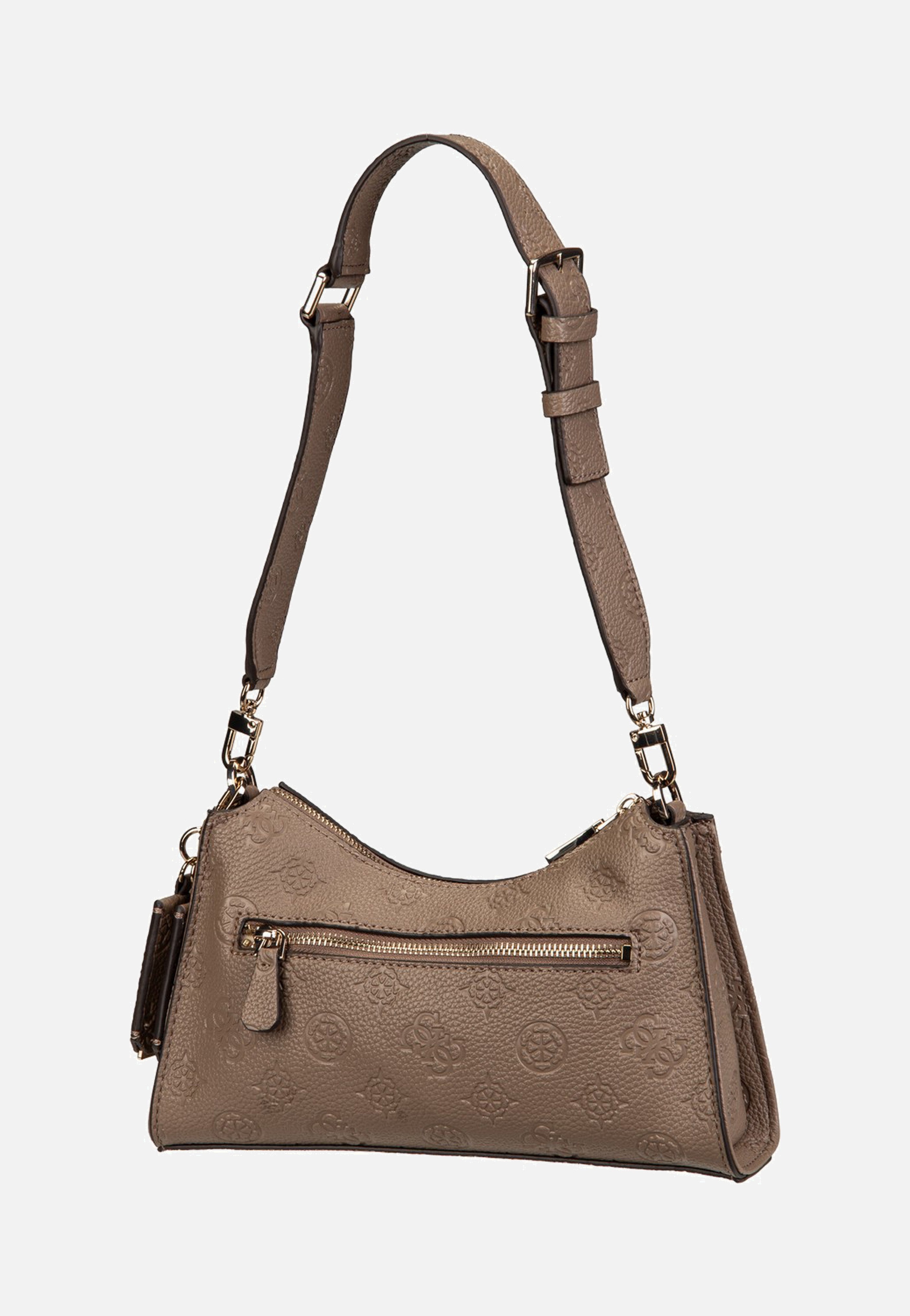 Guess Cresidia II Top Zip Shldr Dark Oak Schultertasche