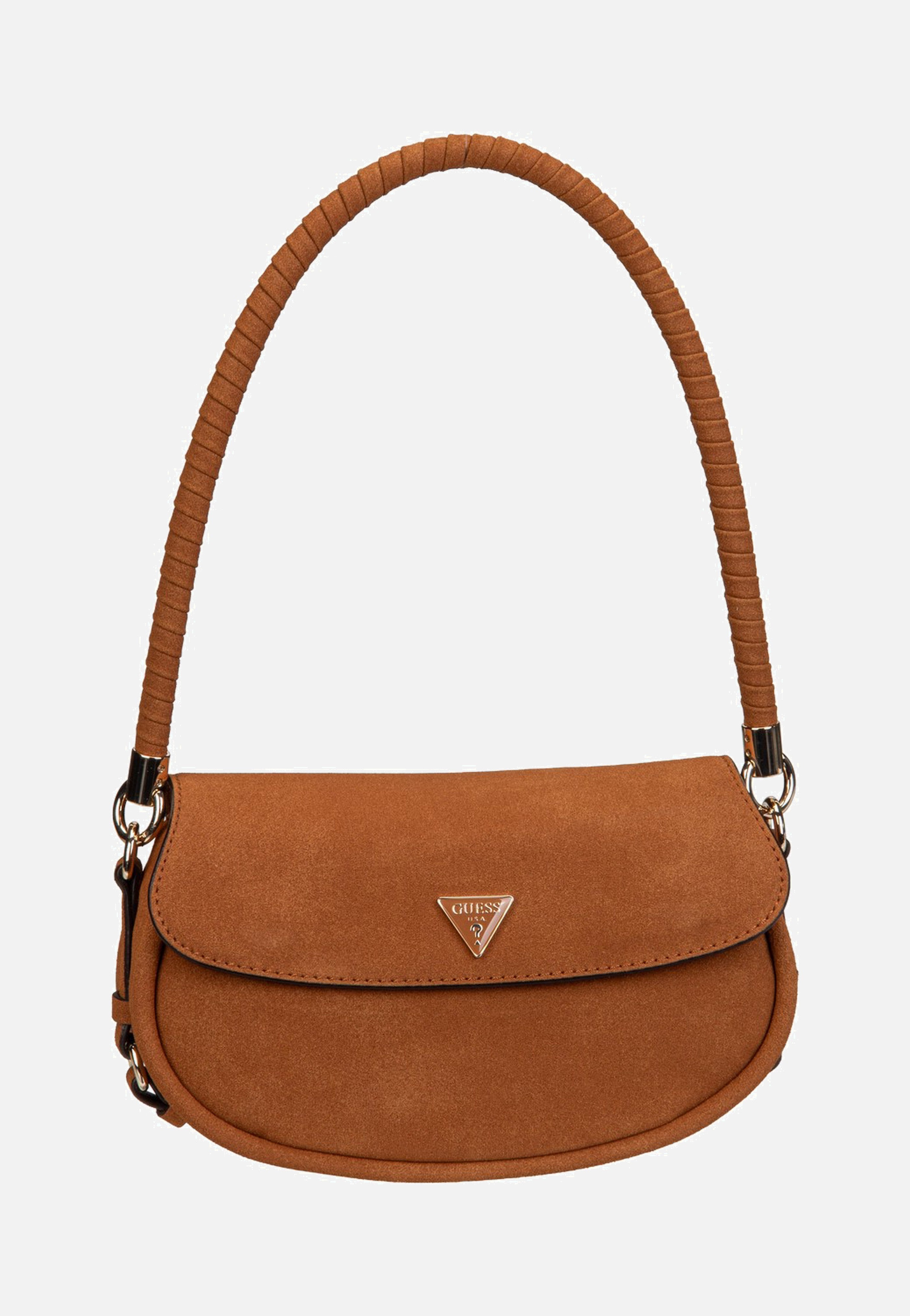 Guess Danya Flap Shoulder Cognac Schultertasche