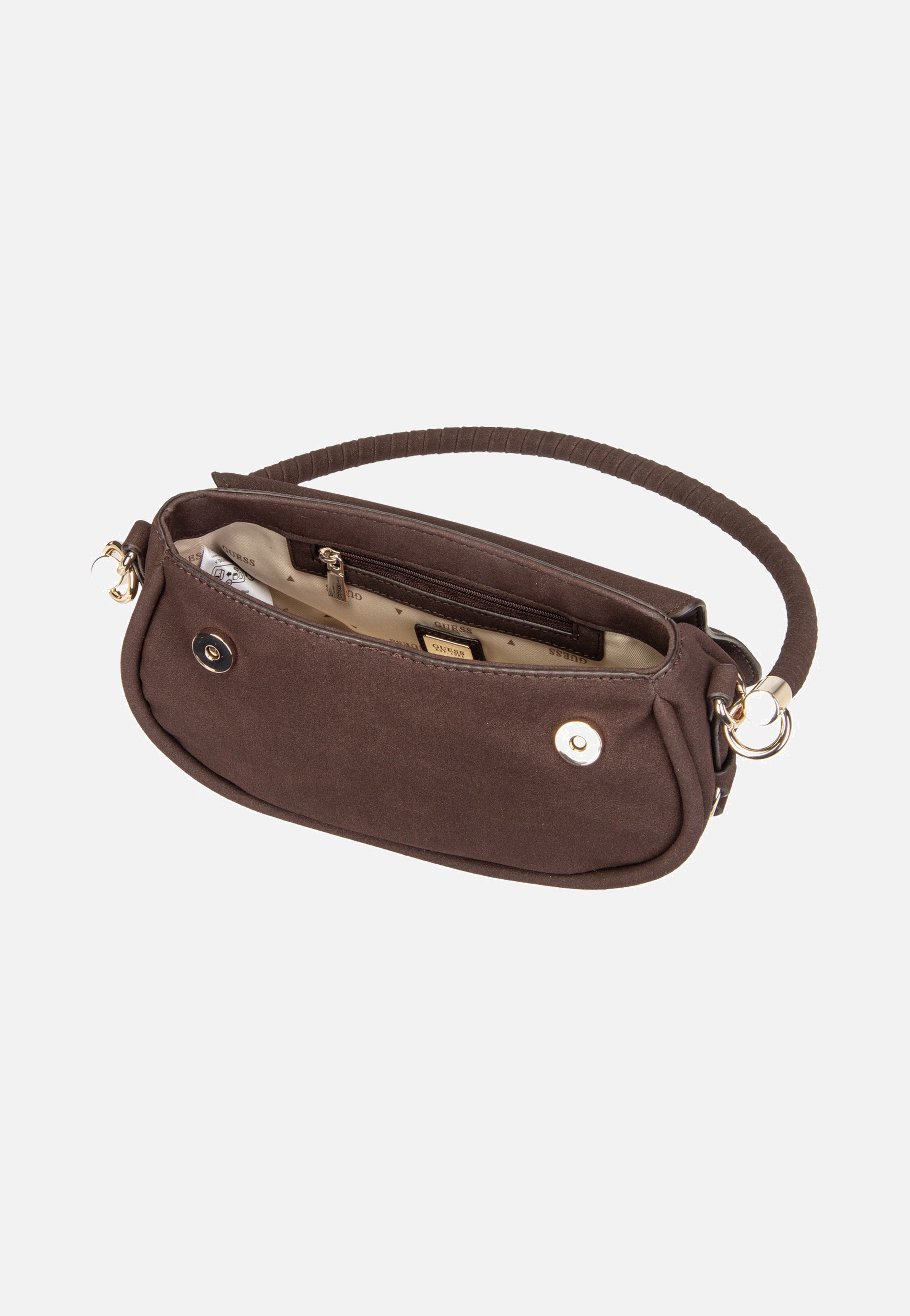 Guess Danya Flap Shoulder Espresso Schultertasche