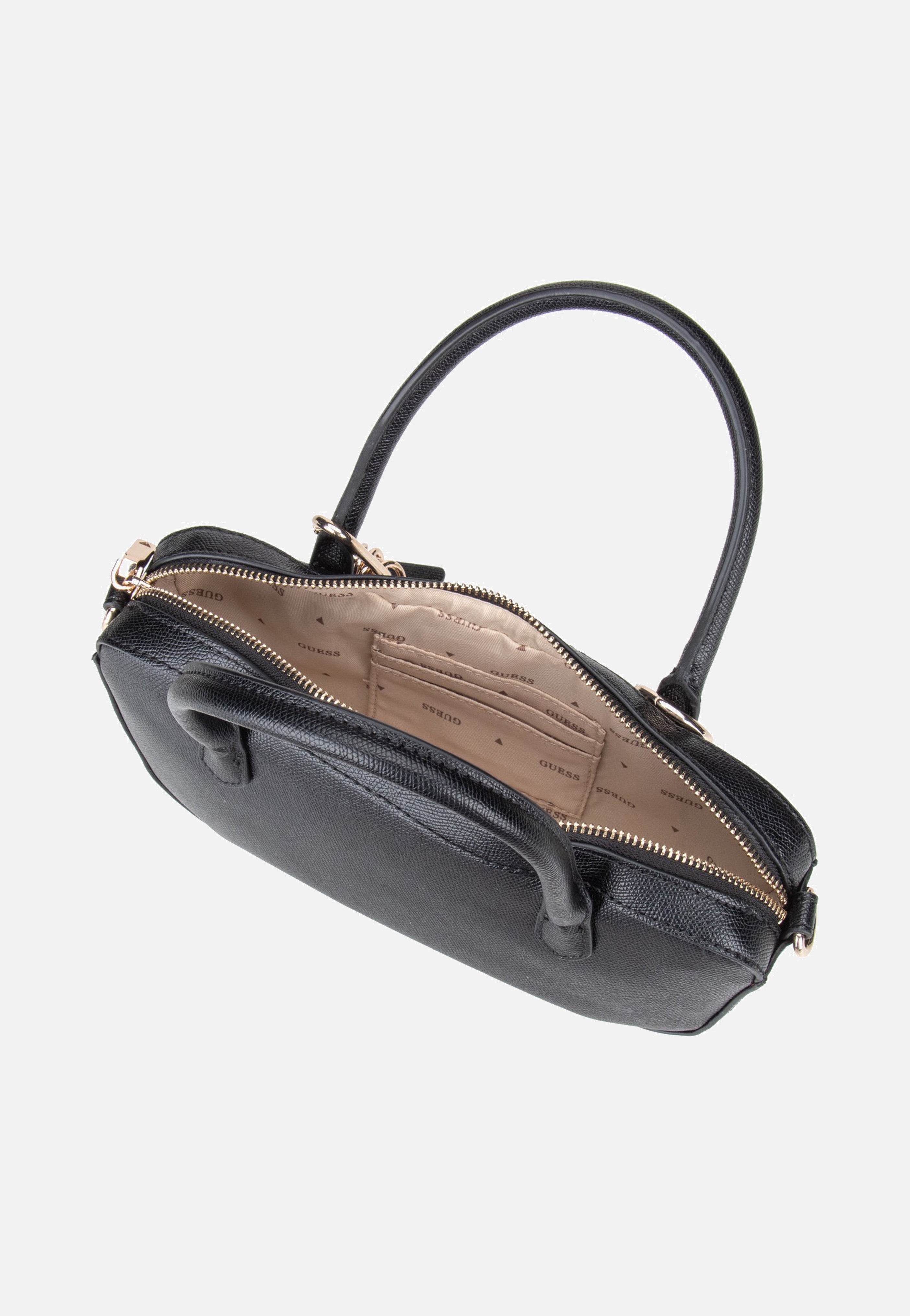 Guess - Davina Small Black - Handle Bag | Women-Image