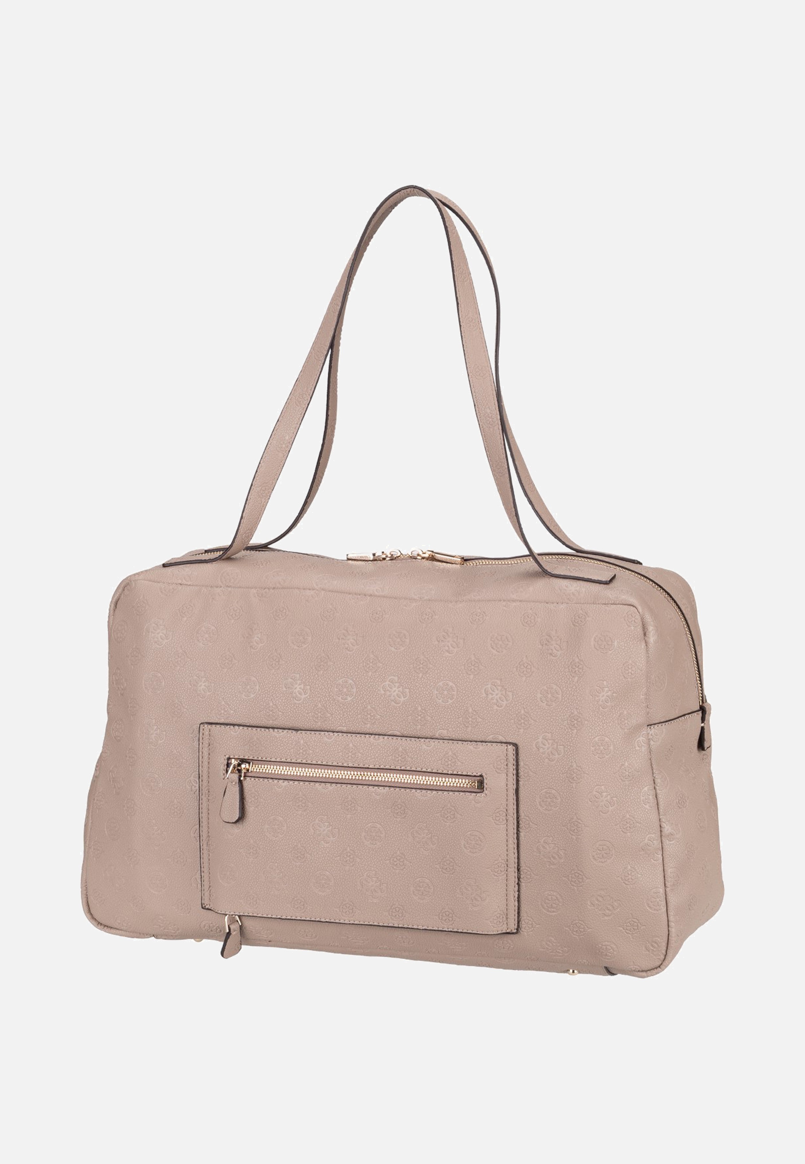 Guess Devon 45024 Taupe Logo Satchel