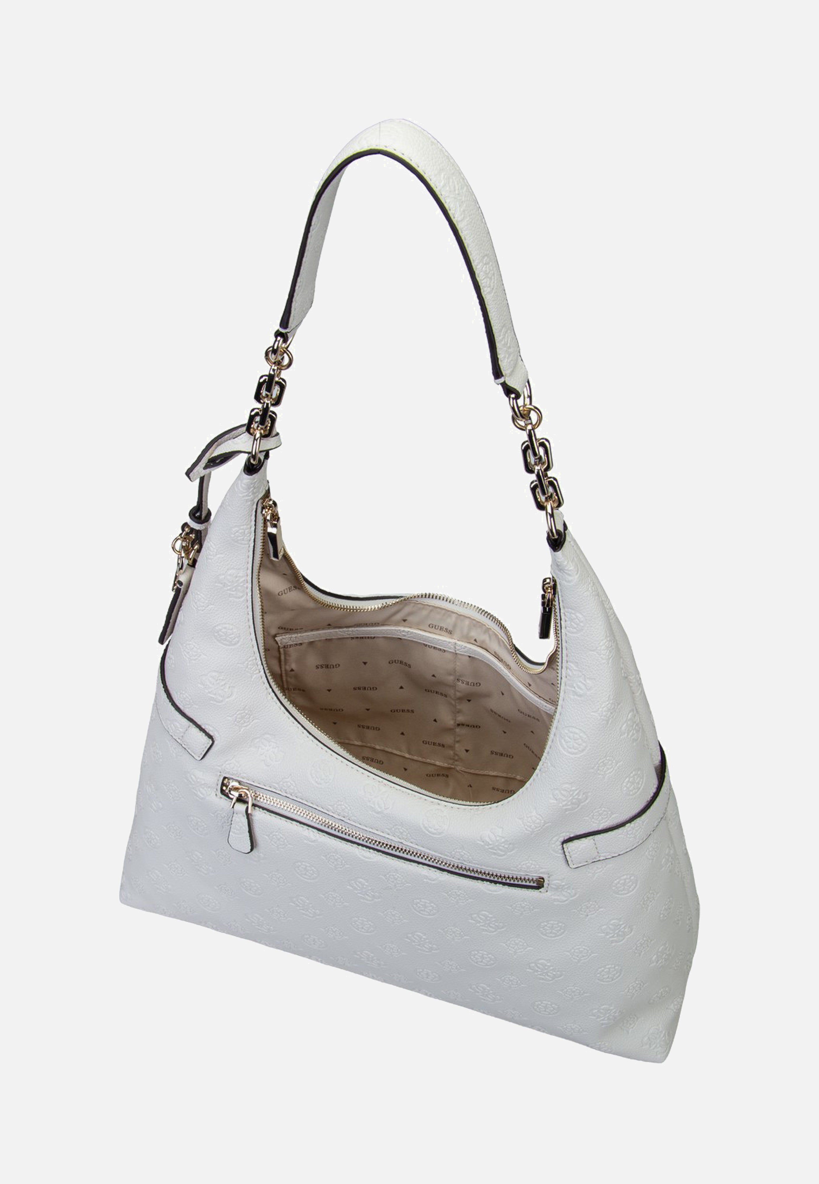 Guess Ella Logo 46010 Stone Logo Hobo Bag