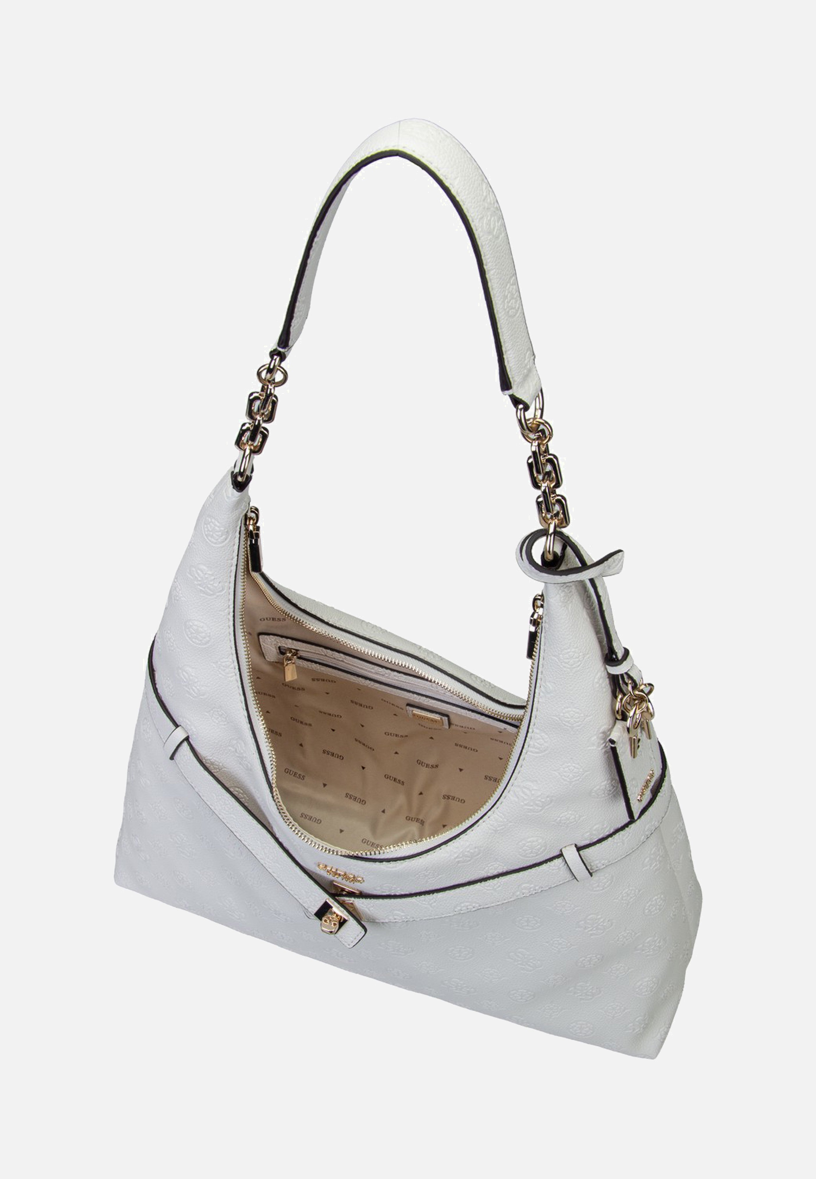 Guess Ella Logo 46010 Stone Logo Hobo Bag