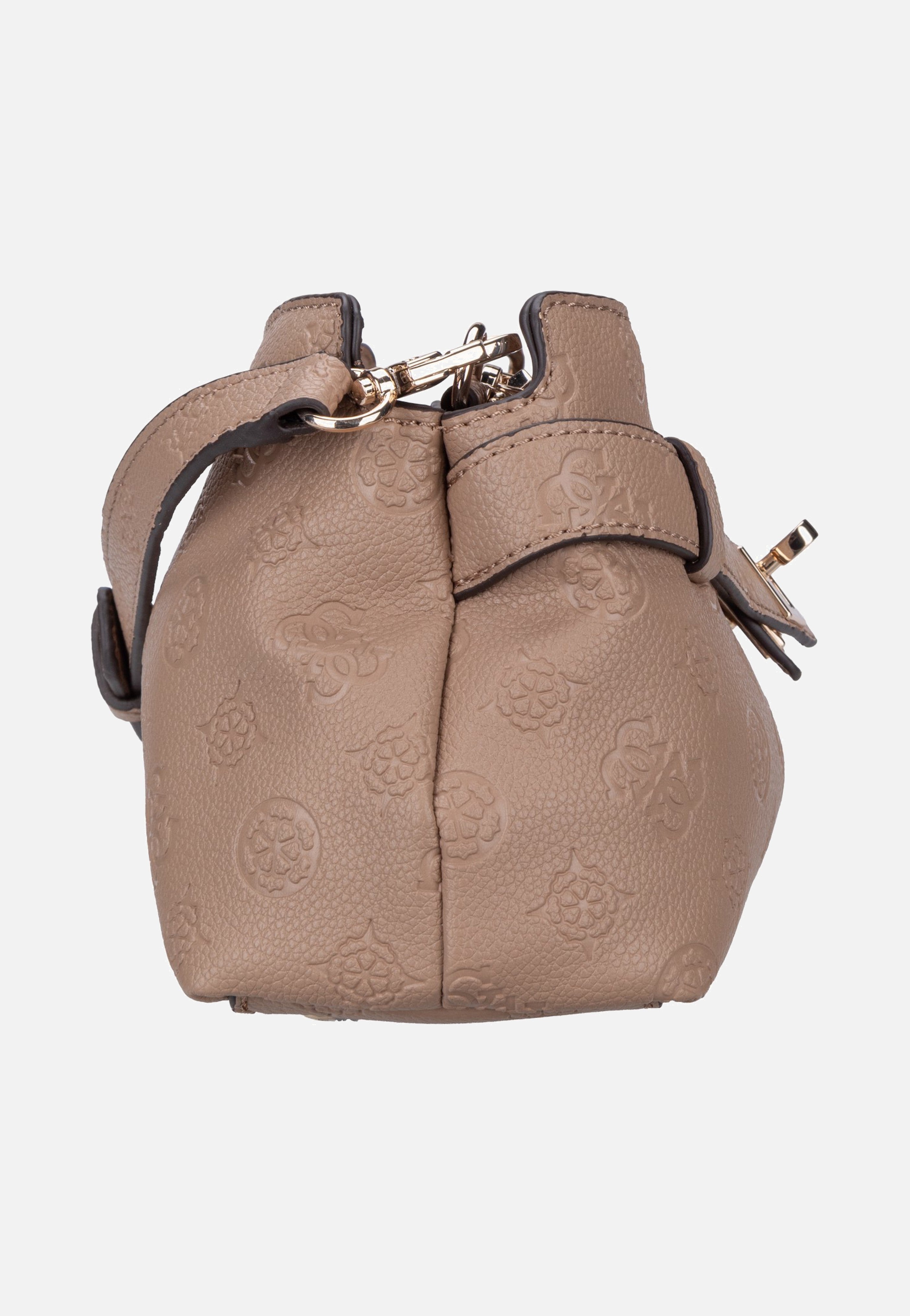 Guess Ella Logo Girlfriend 46730 Beige Logo Crossbody Bag