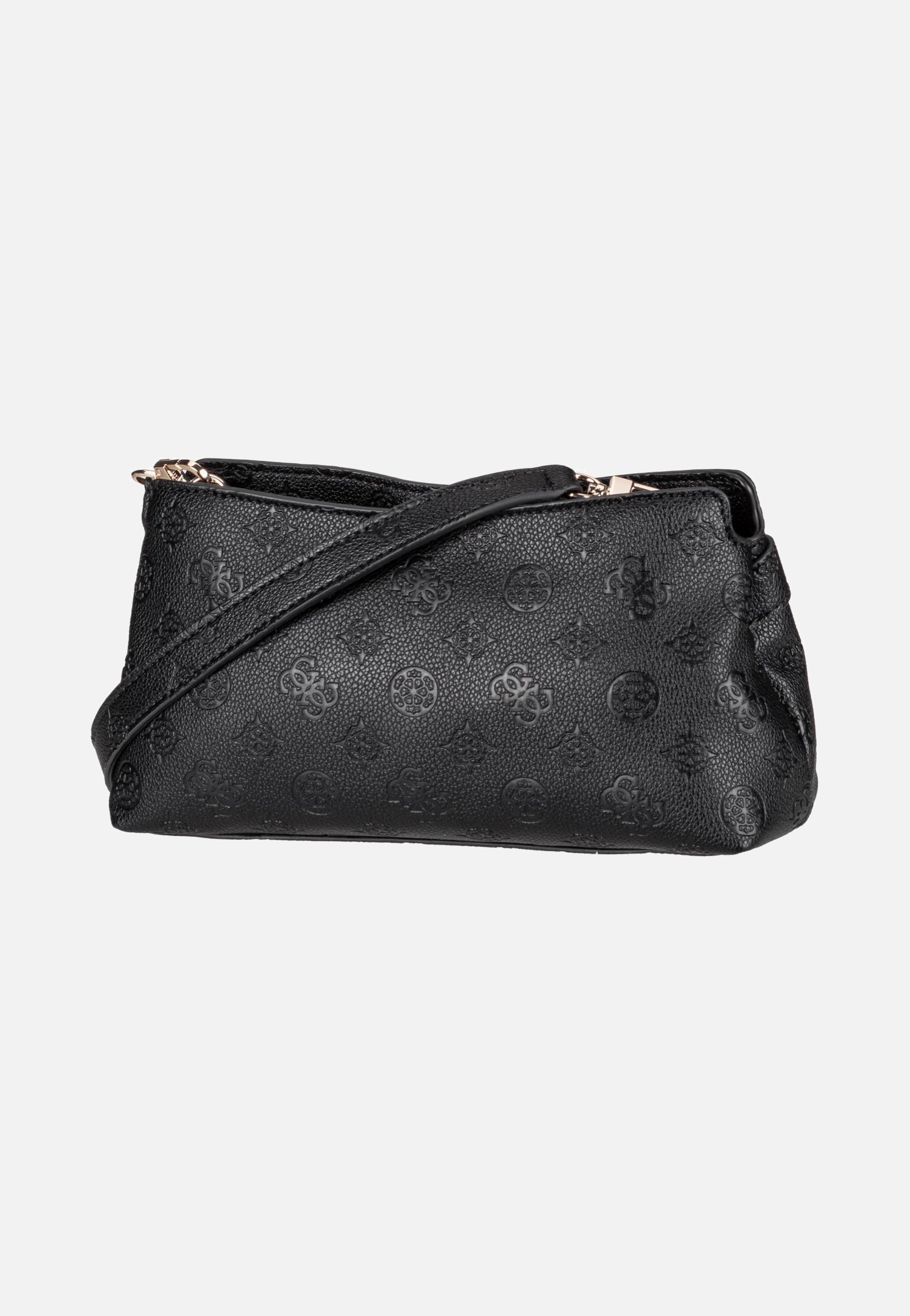Guess Ella Logo Girlfriend 46730 Black Logo Crossbody Bag