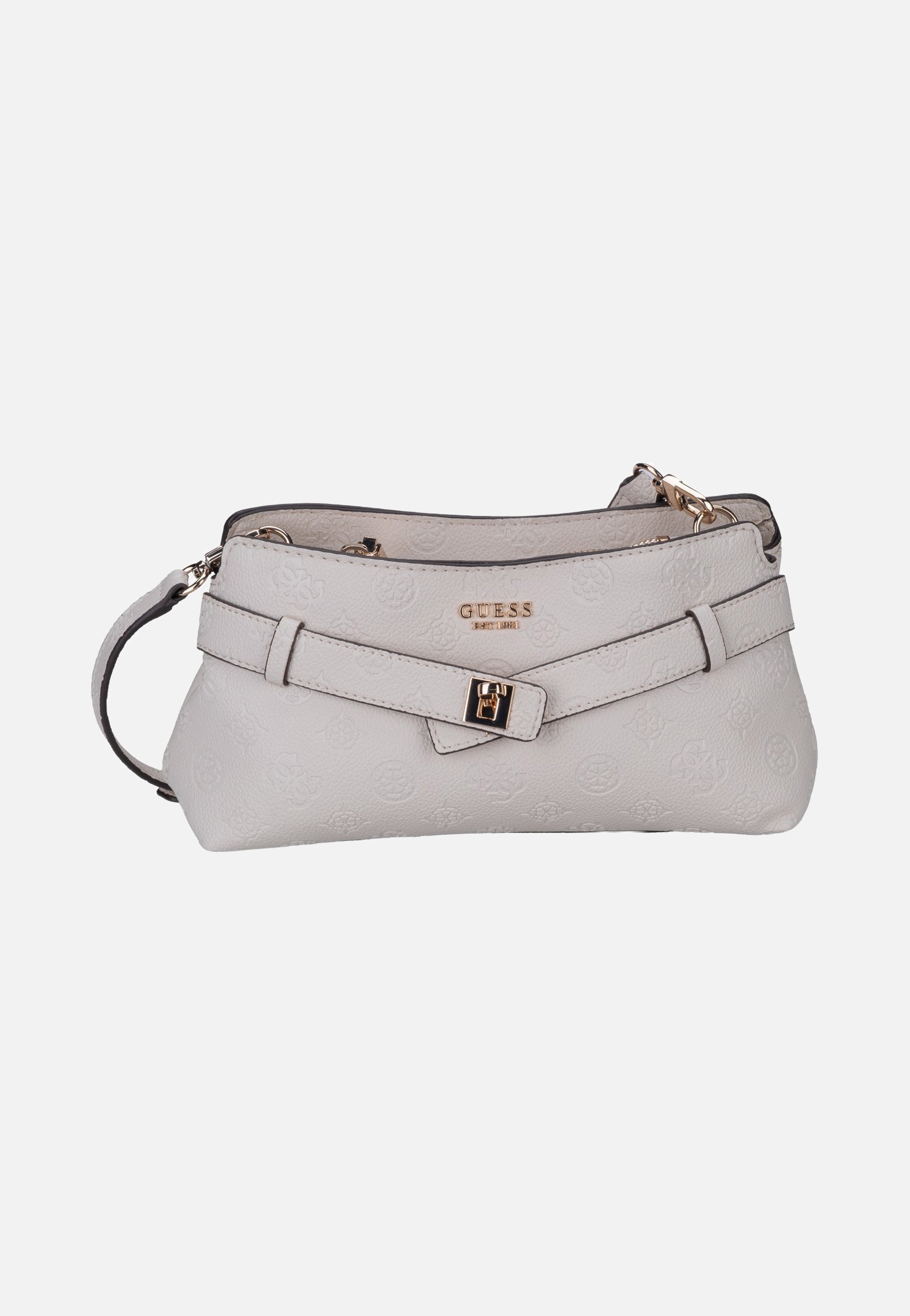 Guess Ella Logo Girlfriend 46730 Stone Logo Crossbody Bag