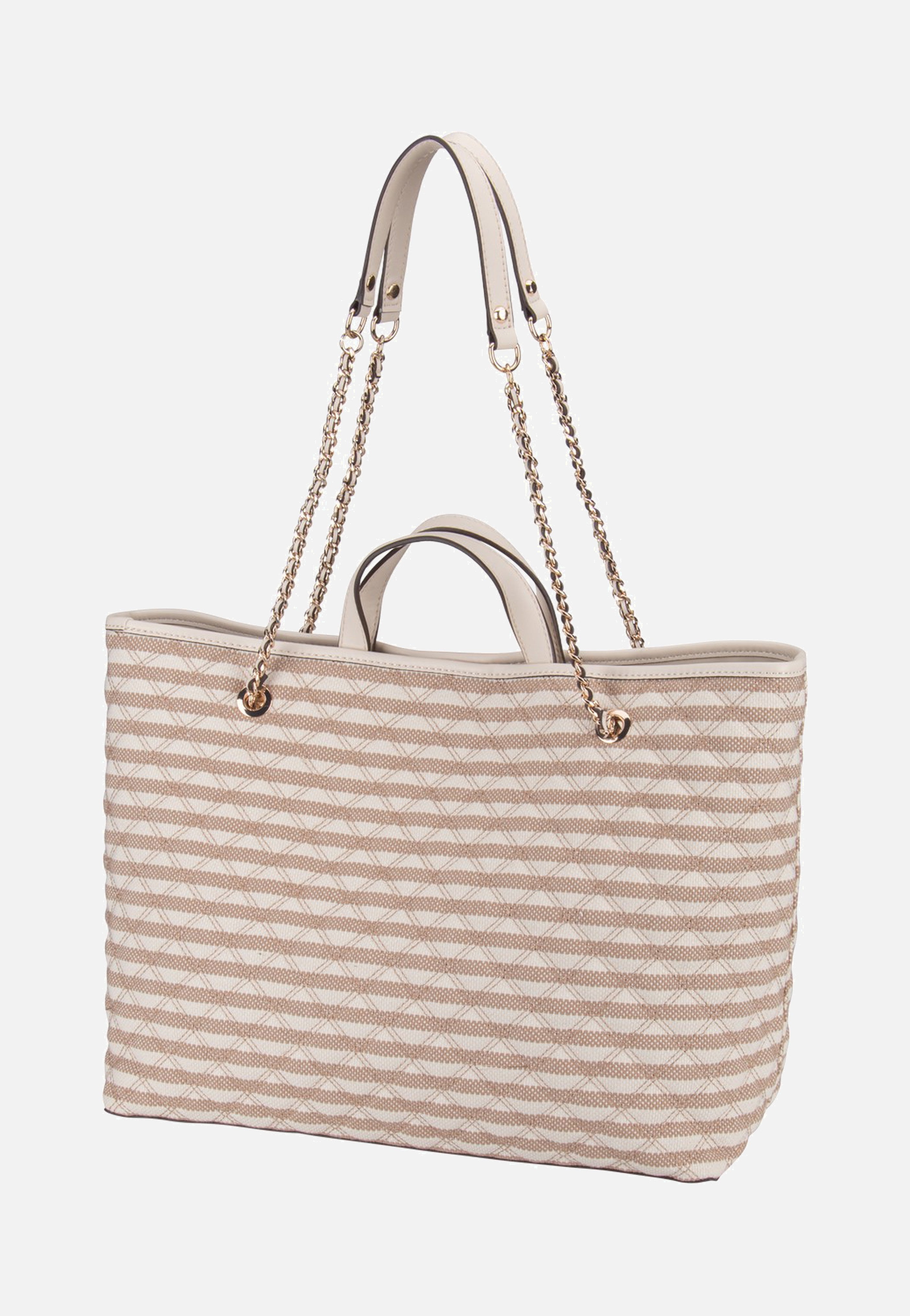 Guess Giully II Large 2 In 1 Tote Taupe Multi Shopper