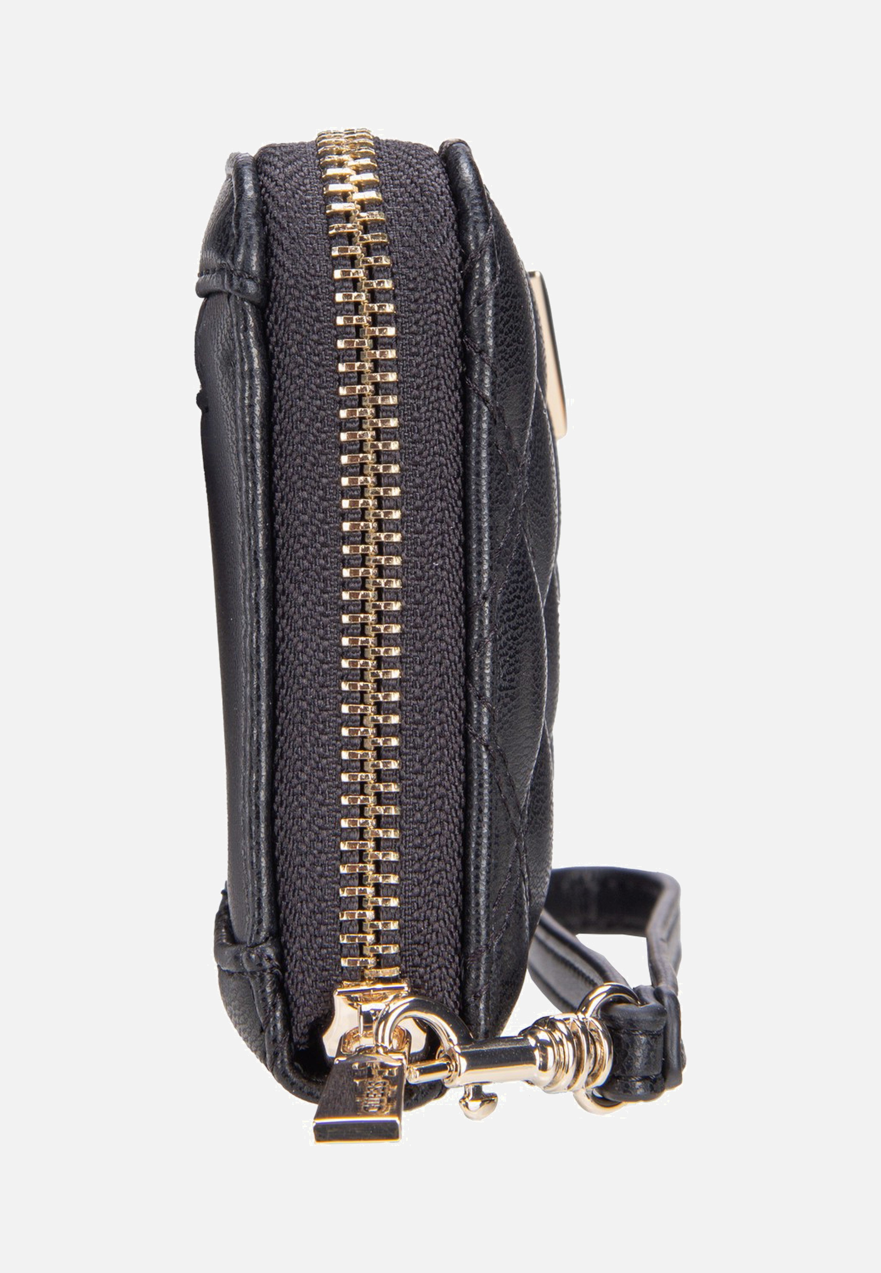 Guess Giully II Slg Large Zip Around Black Portemonnaie