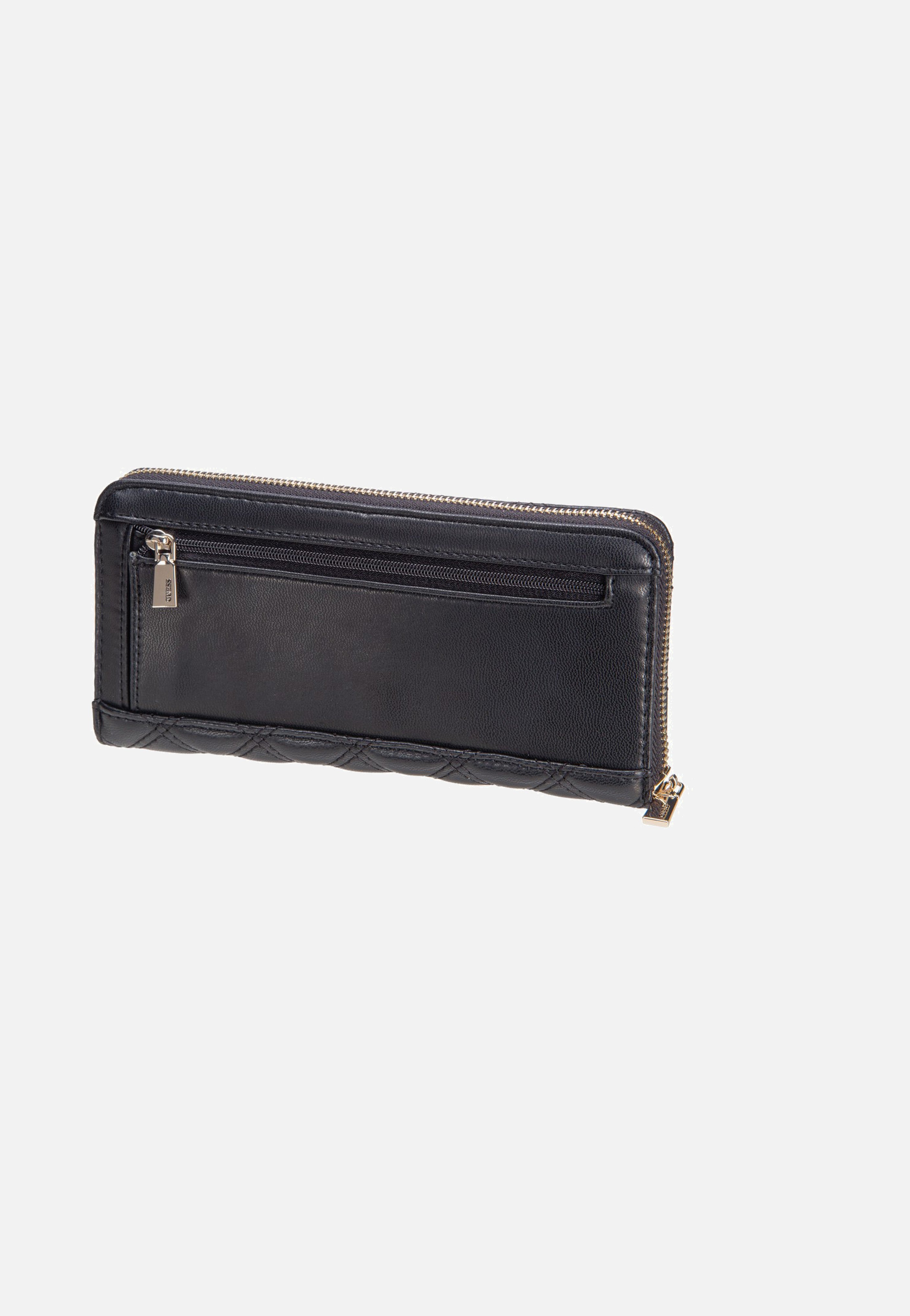 Guess Giully II Slg Large Zip Around Black Portemonnaie