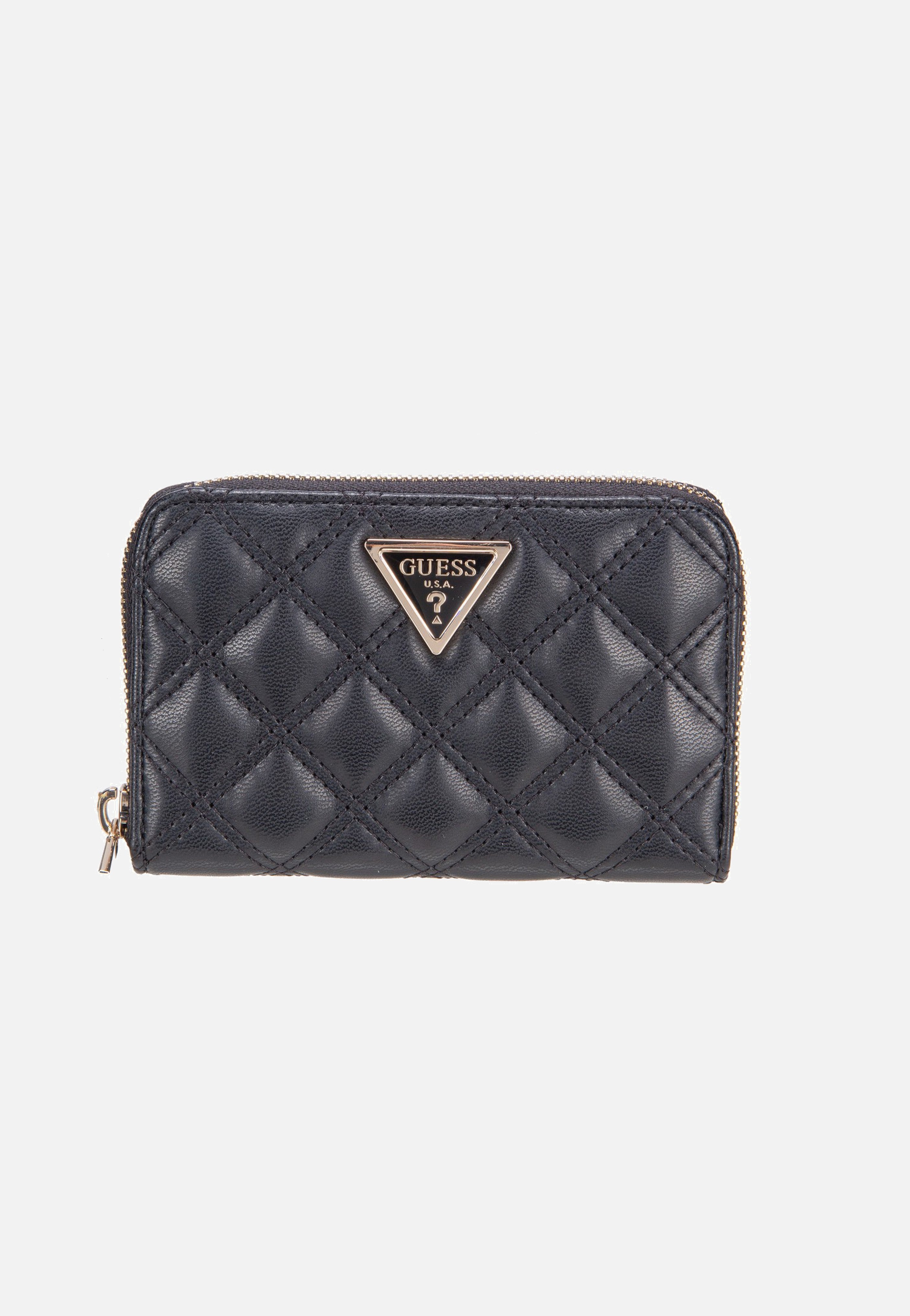 Guess Giully II Slg Med Zip Around Black Portemonnaie