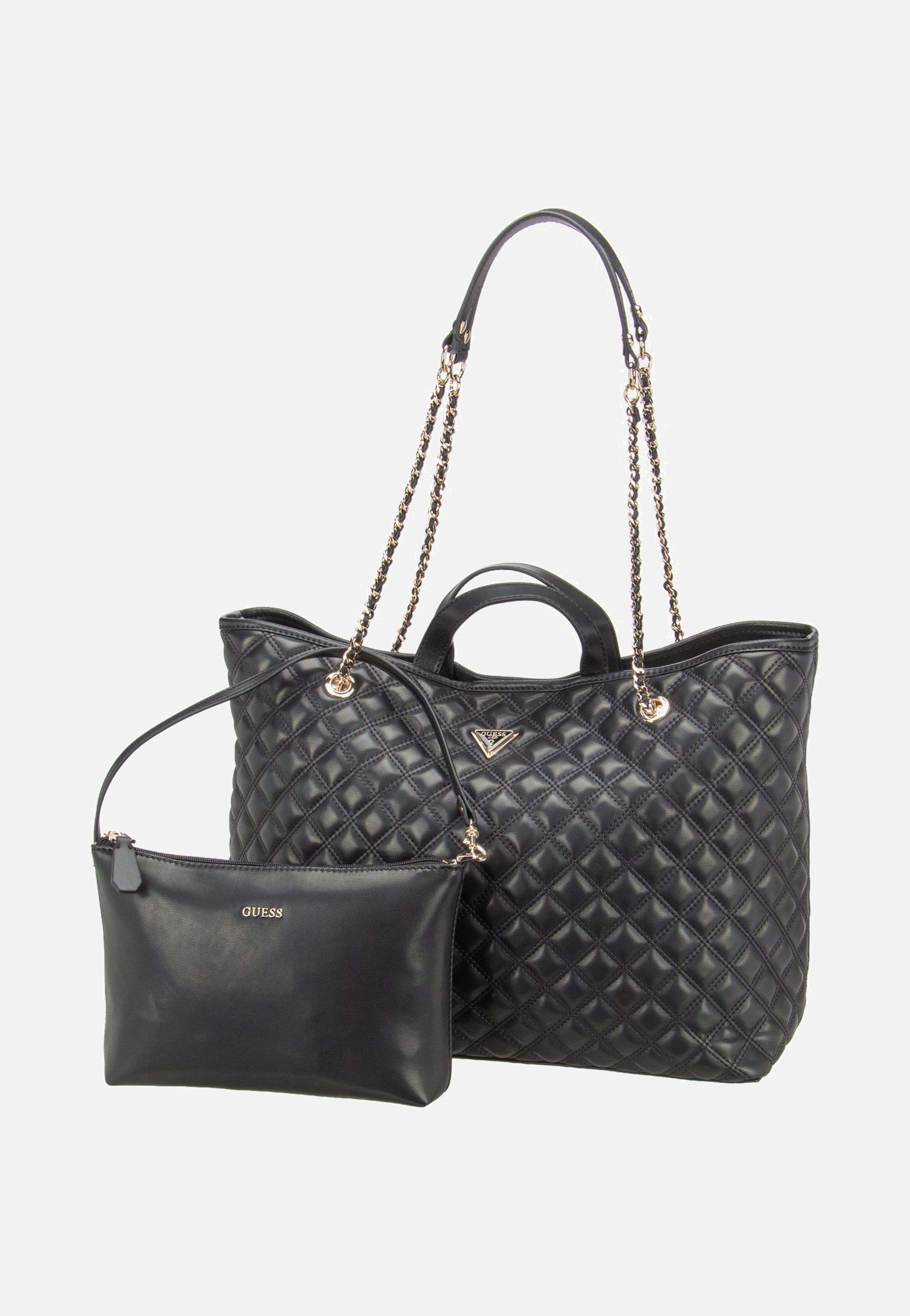 Guess Giully II Large 2 In 1 Tote Black Shopper