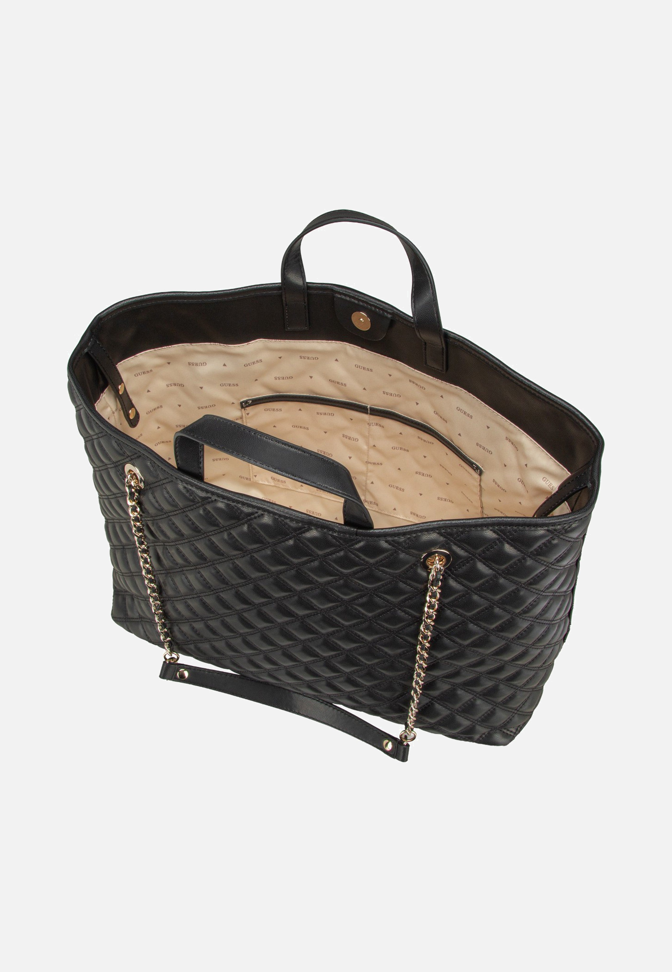 Guess Giully II Large 2 In 1 Tote Black Shopper