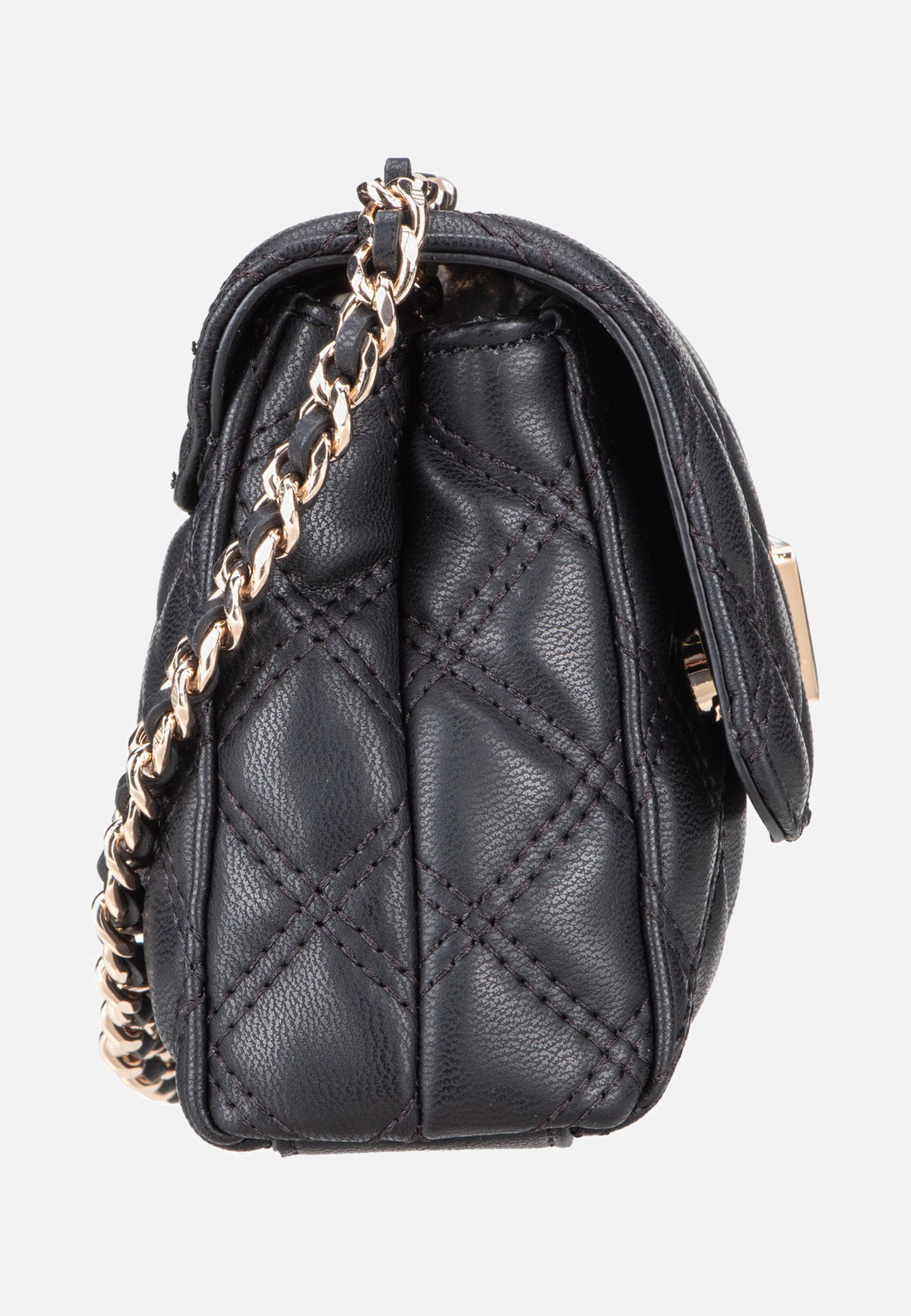 Guess Giully II Mini 2 Comp Conv Flap Black Evening Bag
