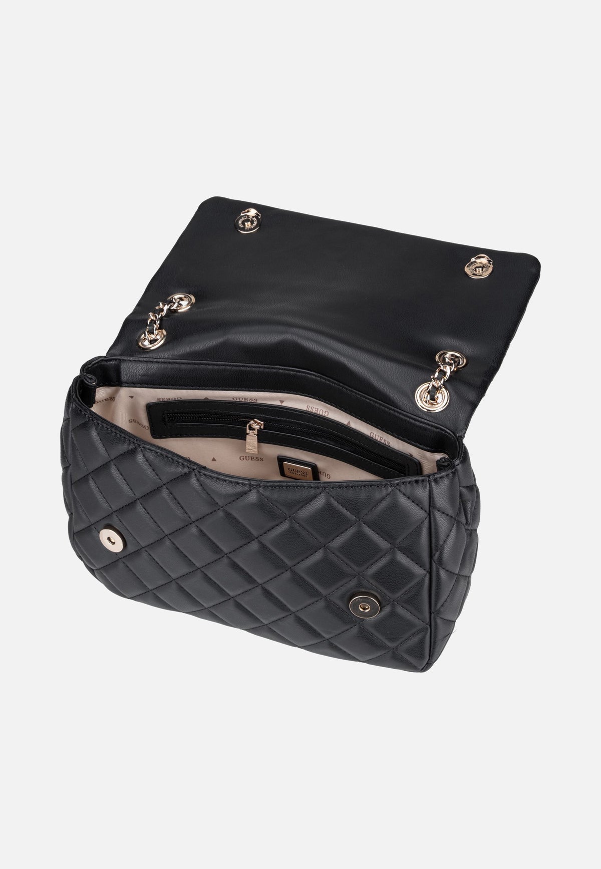 Guess Juliet Convertible Flap 56210 Black Schultertasche