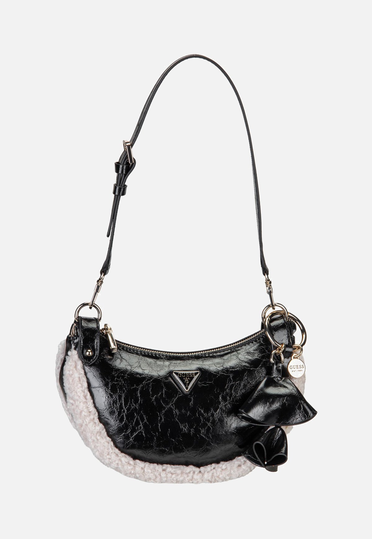 Guess Katie Convertible Shiny 53180 Black Abendtasche