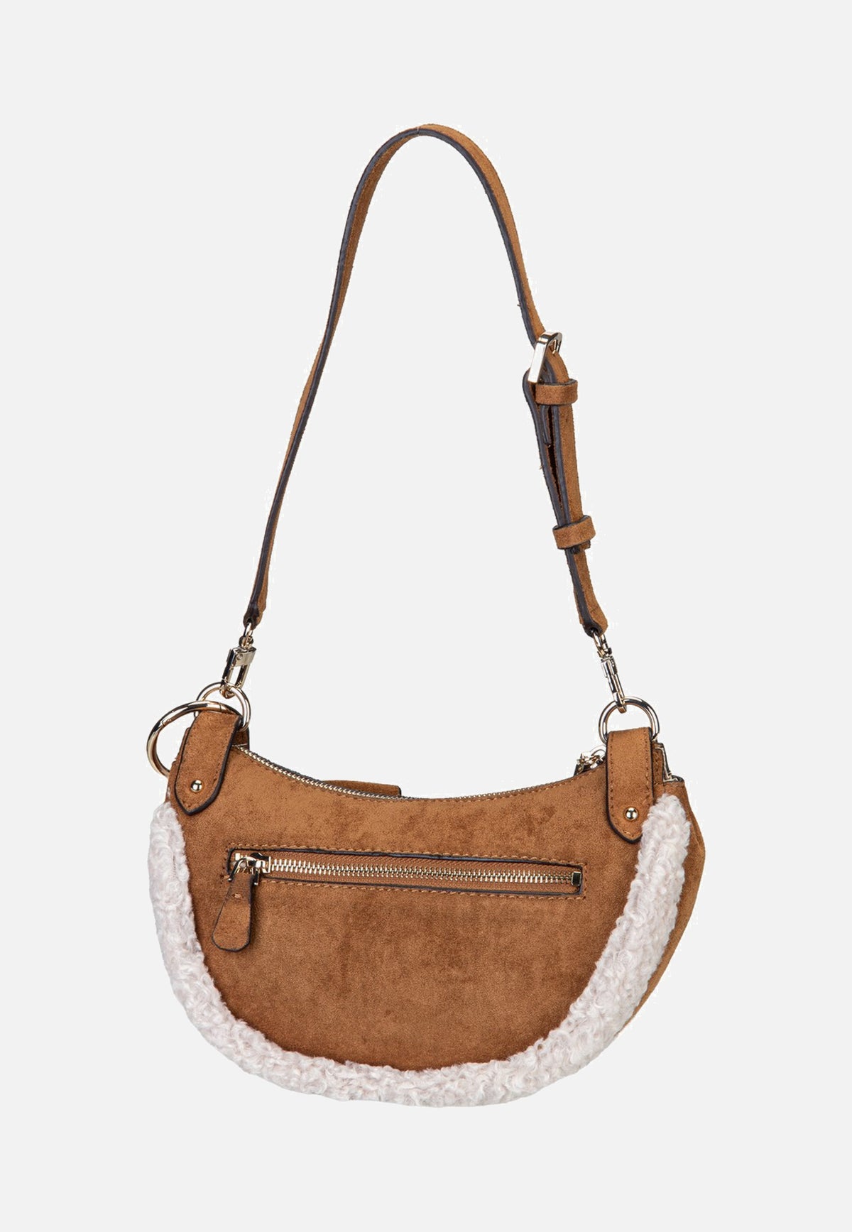 Guess Katie Convertible Suede 53180 Cognac Schultertasche