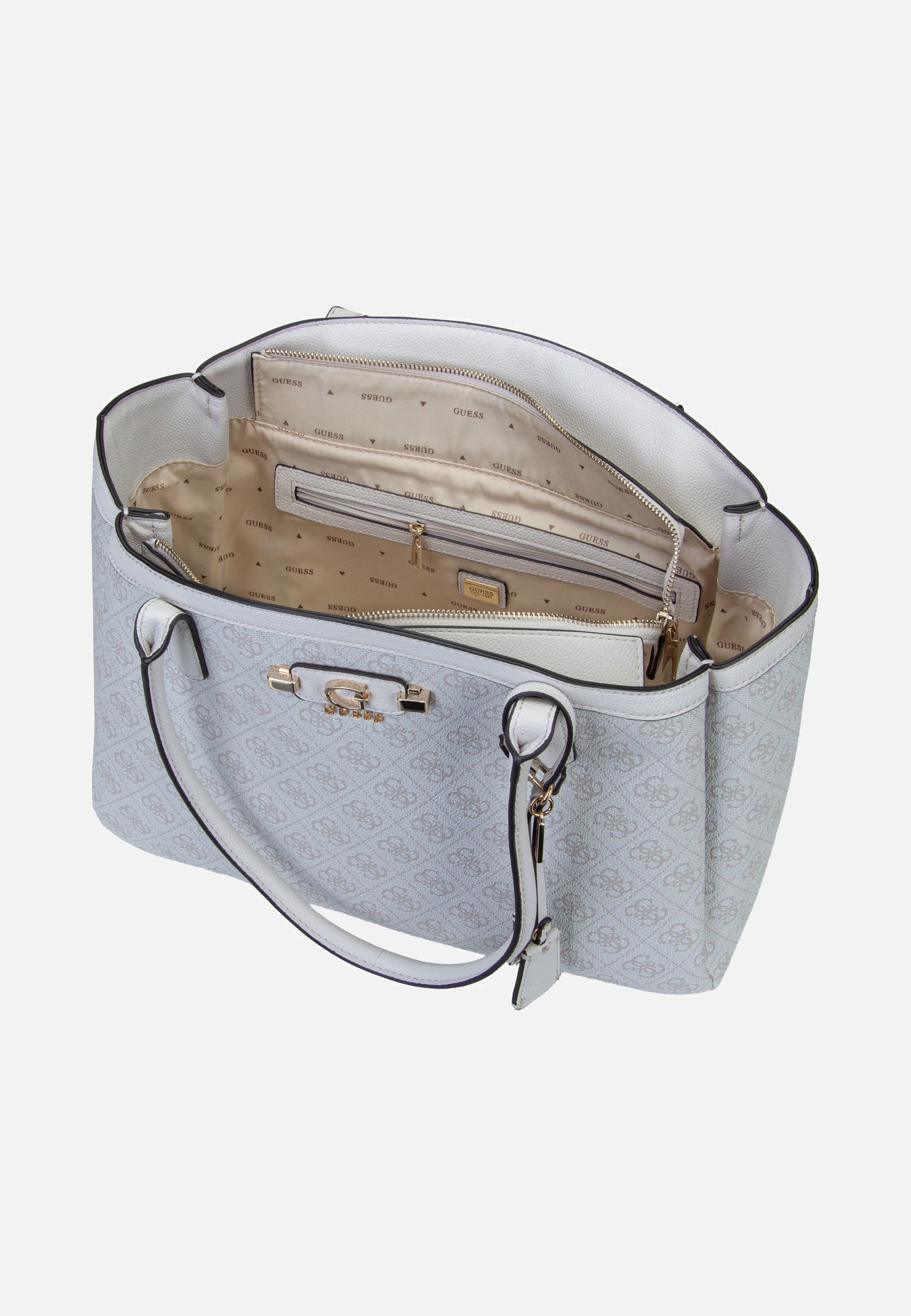 Guess Lindsey 49230 Bone Logo Shopper