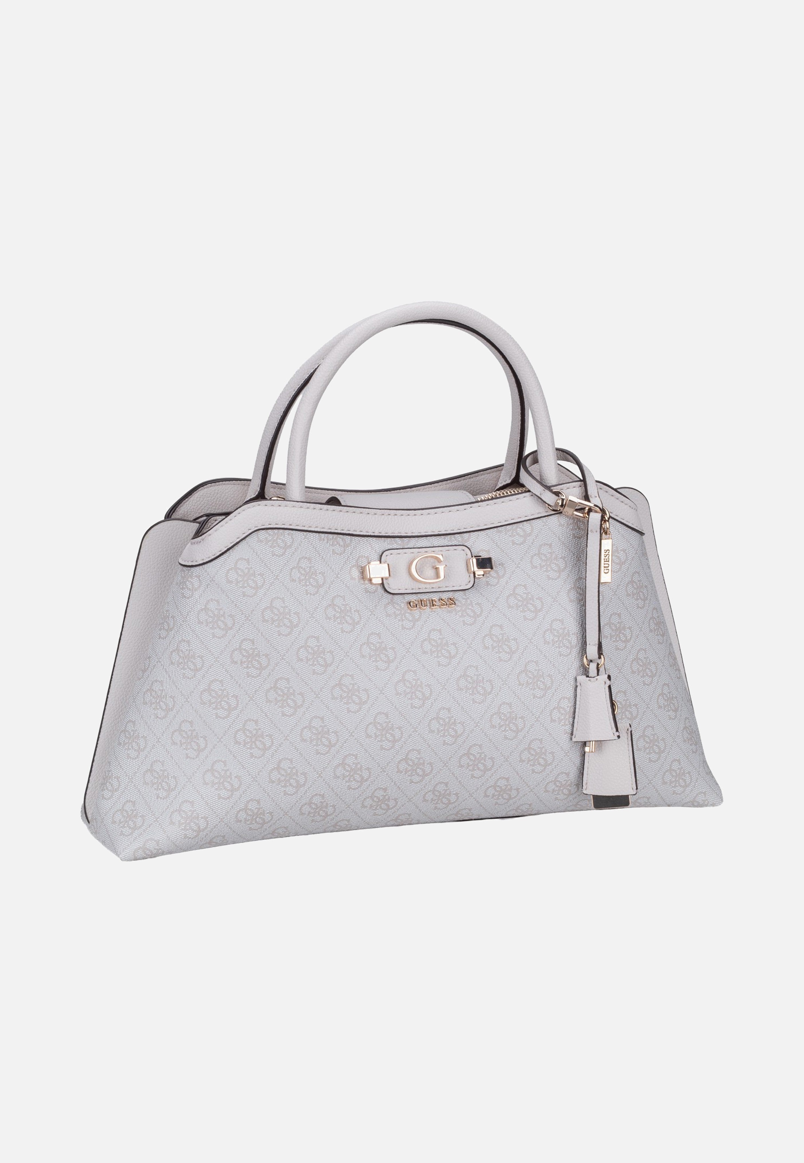 Guess Lindsey Girlfriend 49060 Bone Logo Satchel