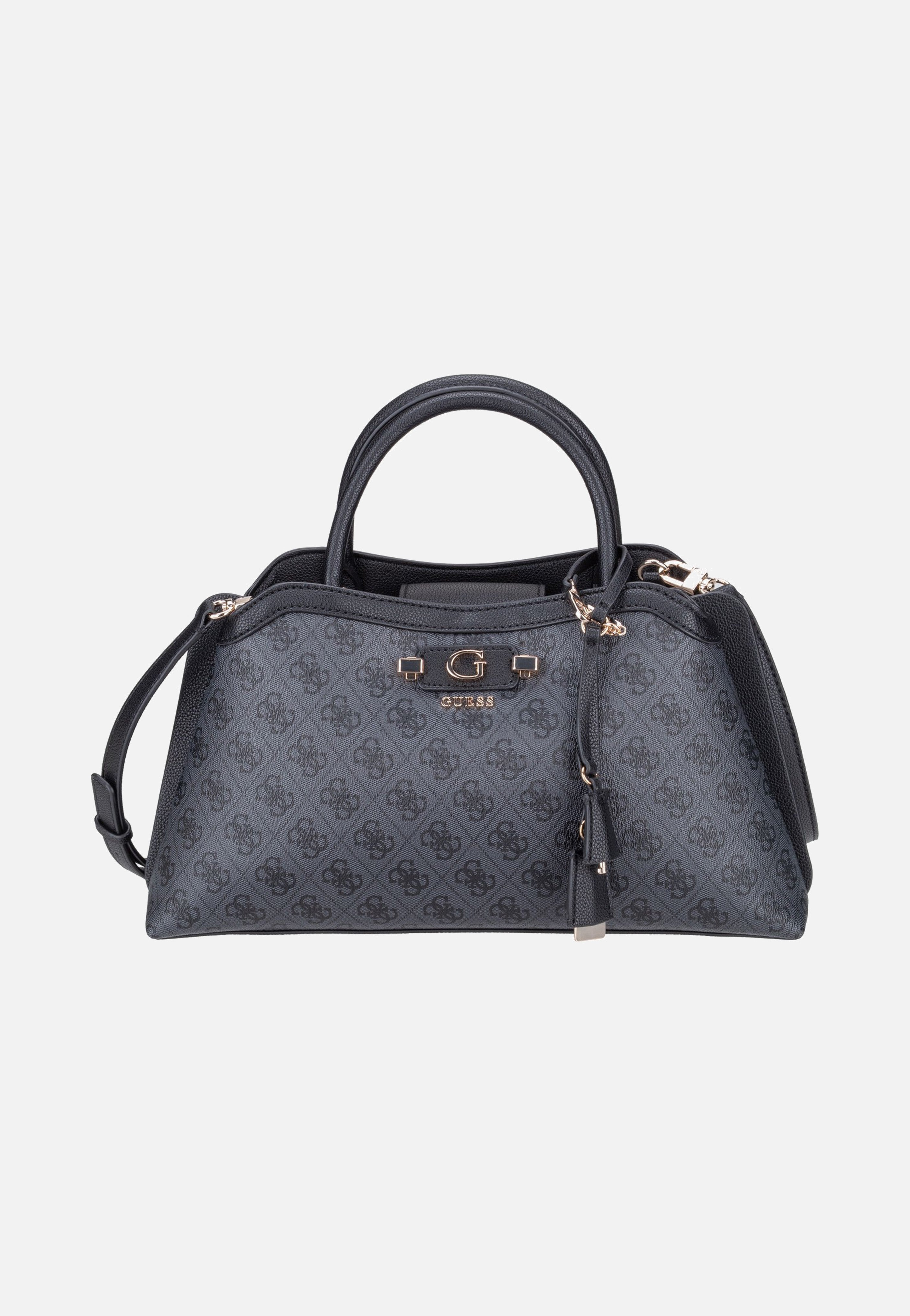 Guess Lindsey Girlfriend 49060 Coal Logo Satchel