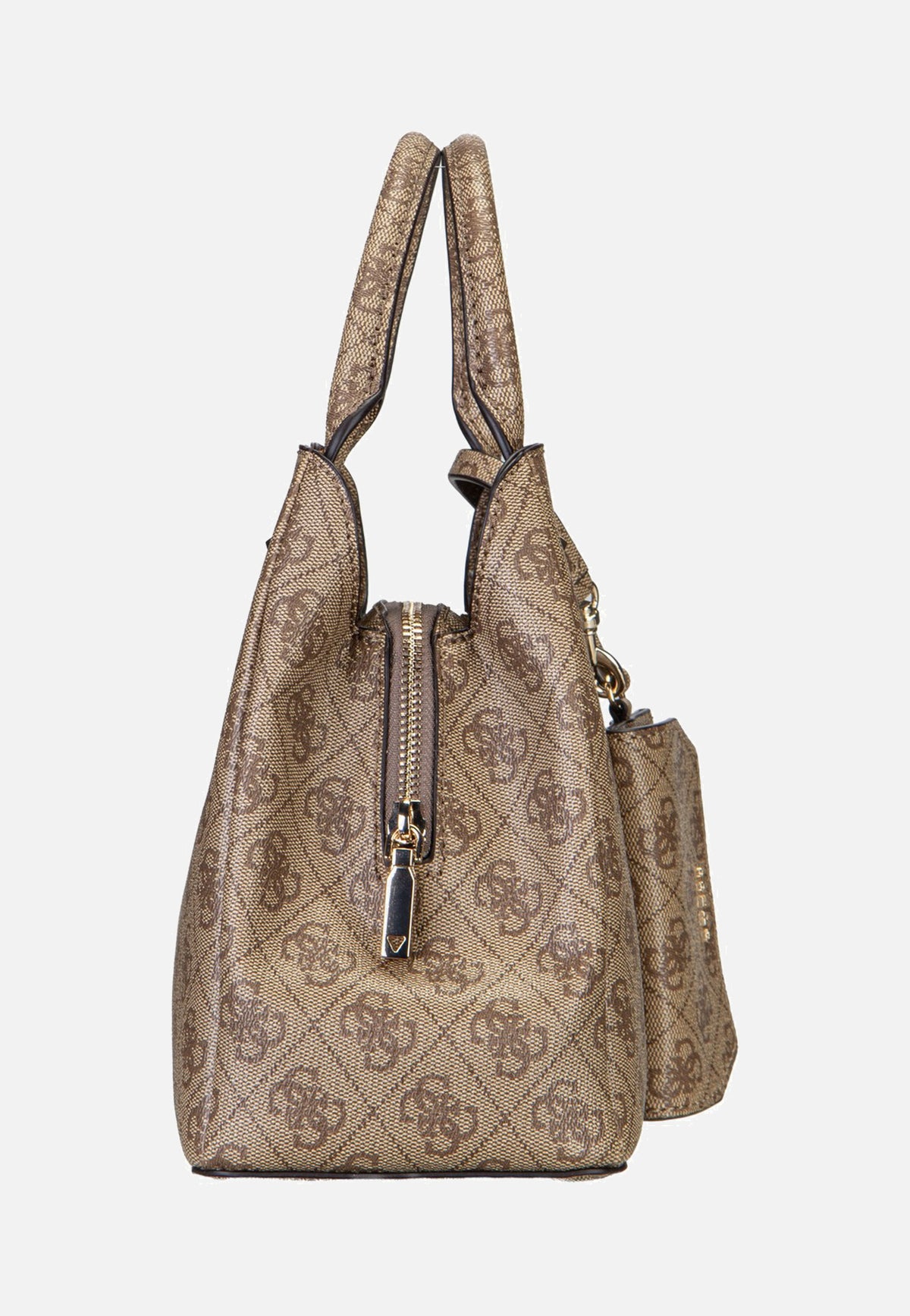Guess Lorella Logo Small Girlfriend 84220 Latte Logo Henkeltasche