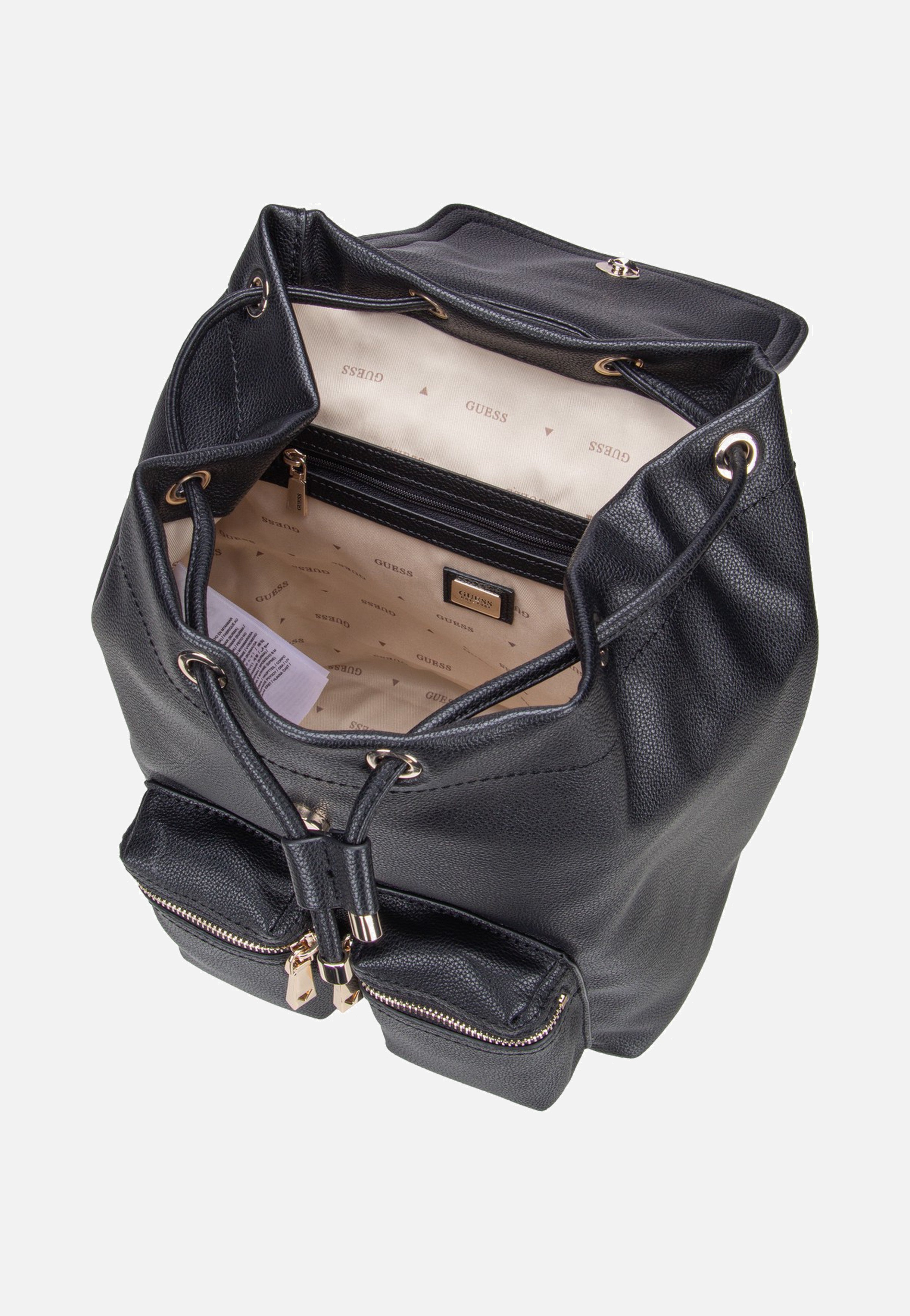 Guess Manhattan II Flap Black Rucksack