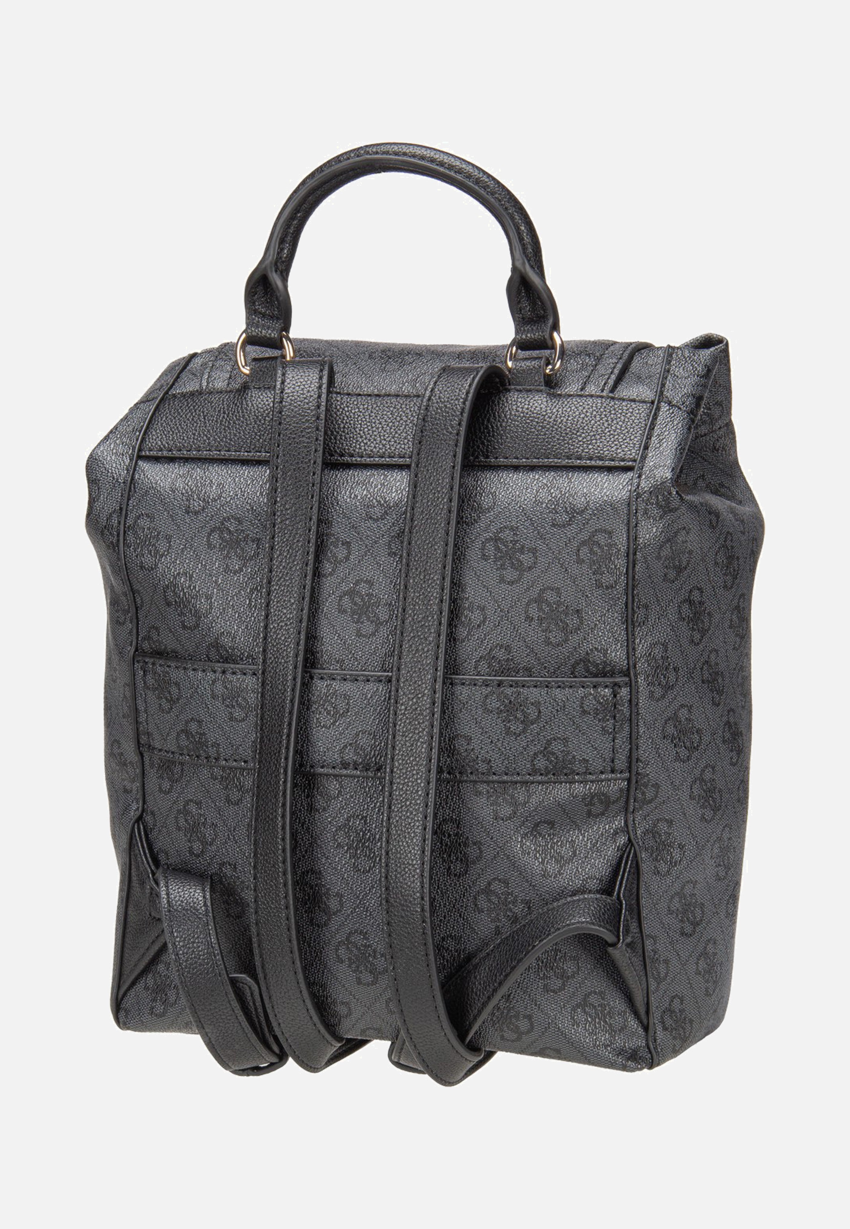 Guess - Manhattan II Flap Coal Logo - Backpack | Women-Image