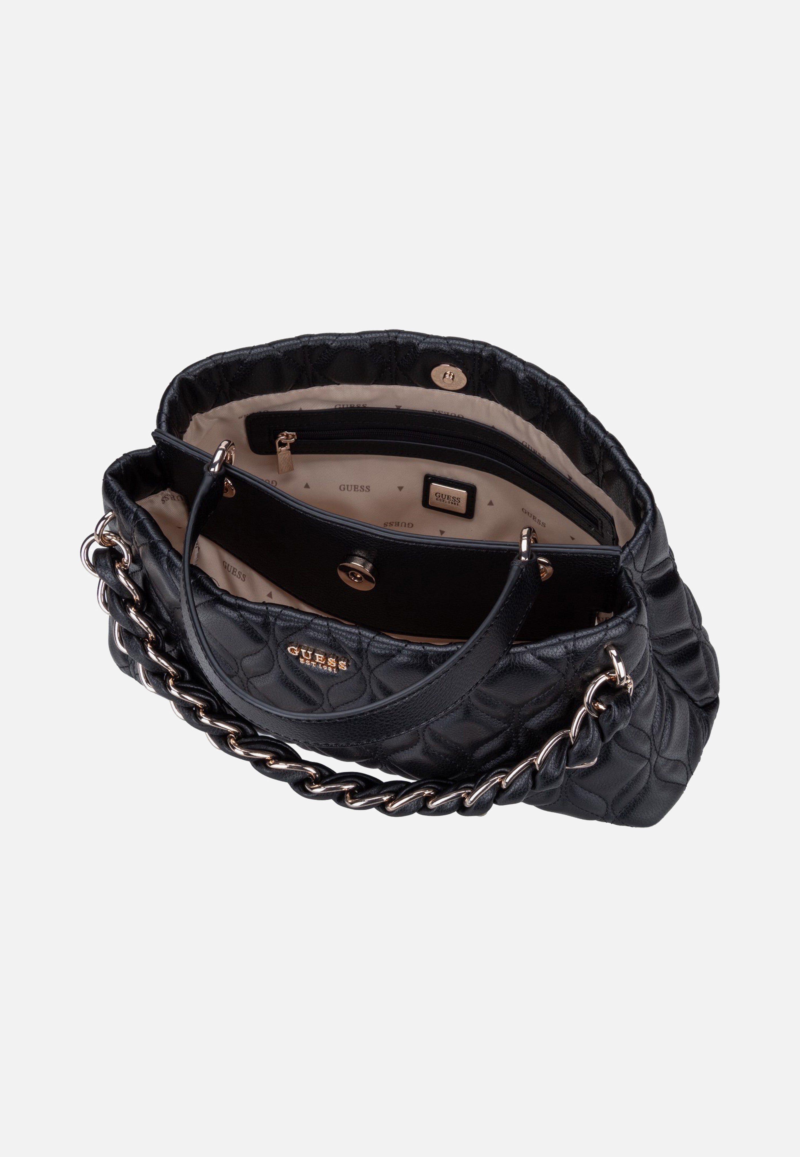 Guess Maxine 2 Comp 33050 Black Handle Bag