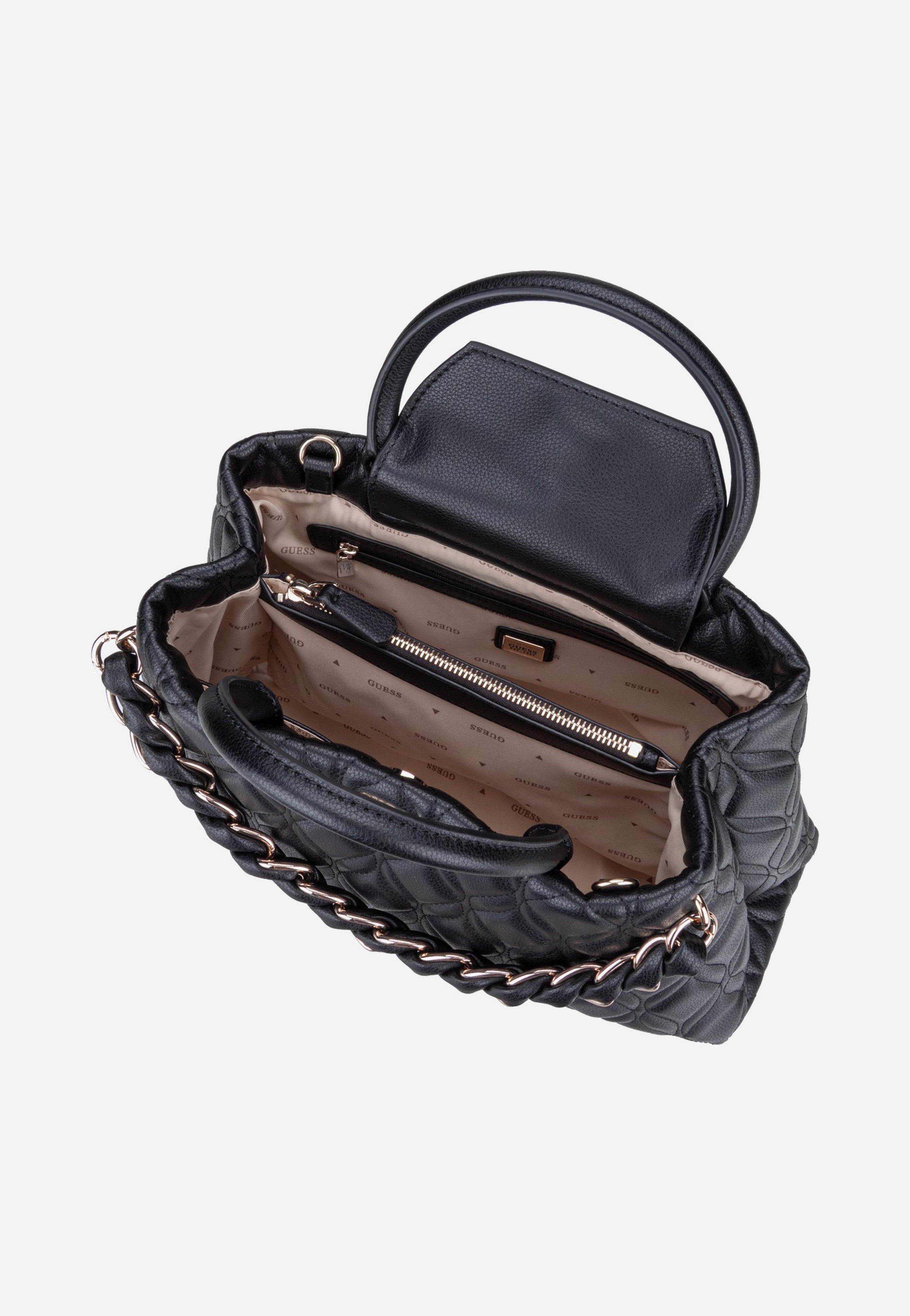 Guess Maxine Girlfriend 33060 Black Satchel
