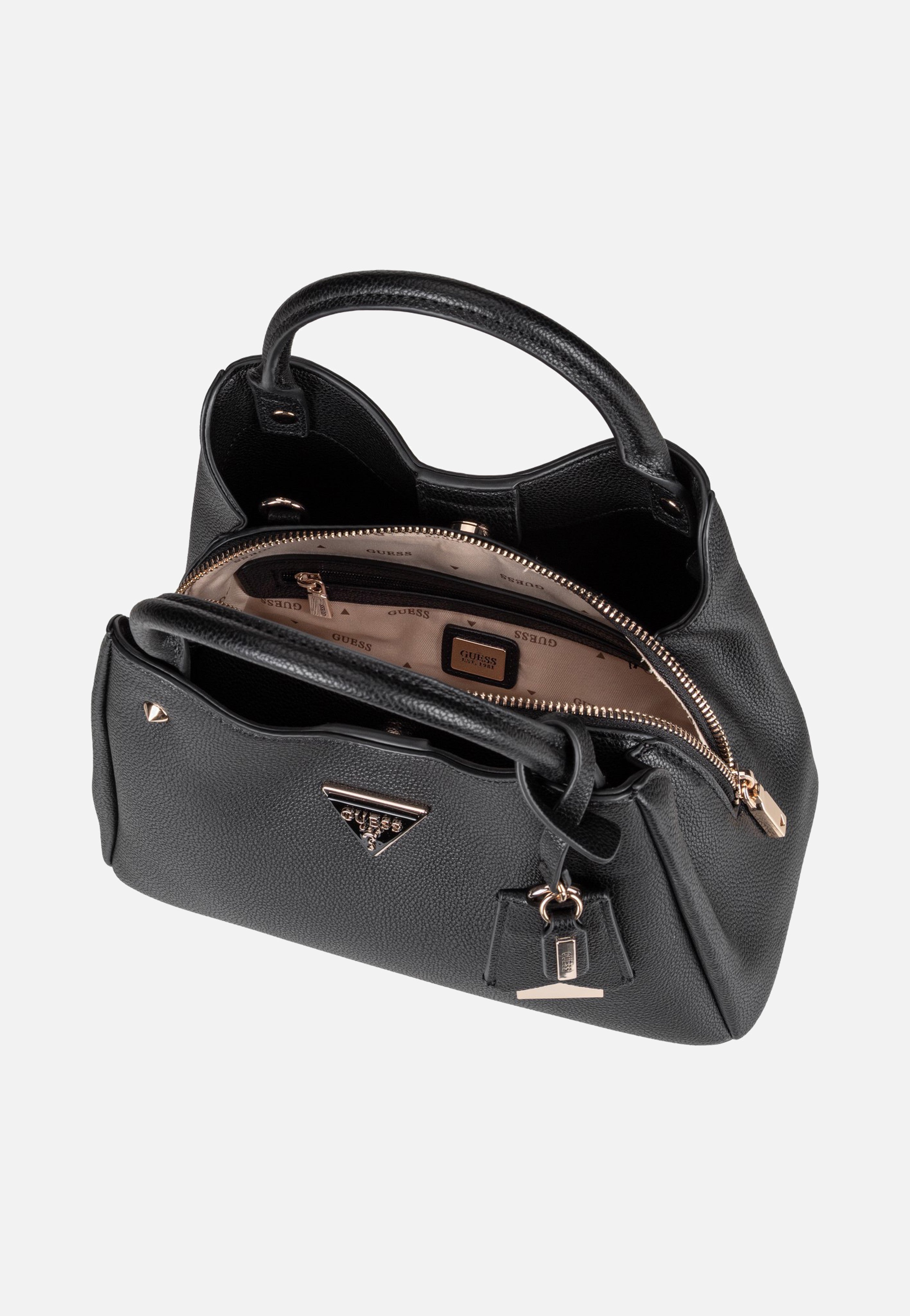 Guess Meridian II Small Girlfriend Carryall 74050 Black Satchel
