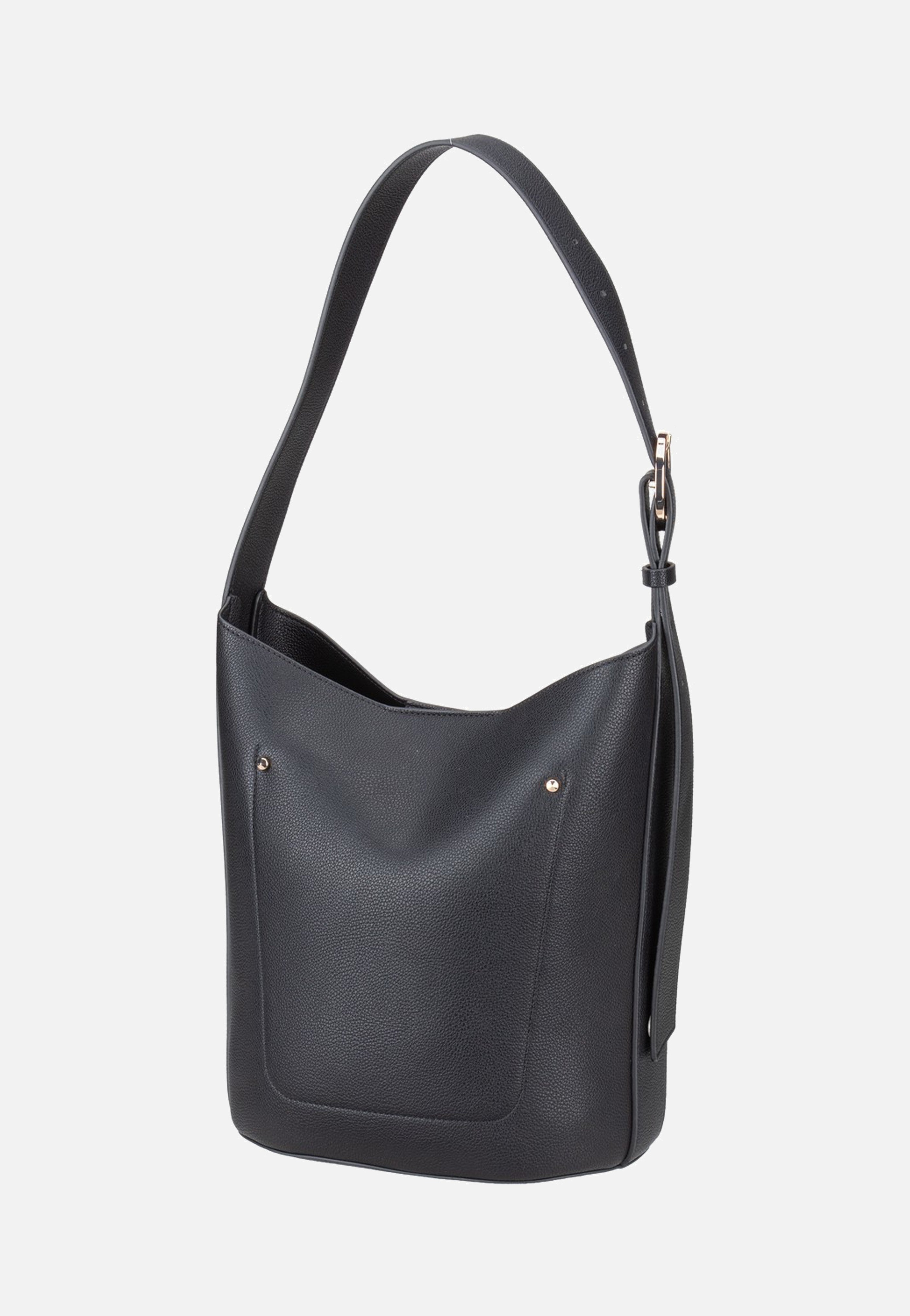 Guess Meridian II Bucket Black Bucket Bag
