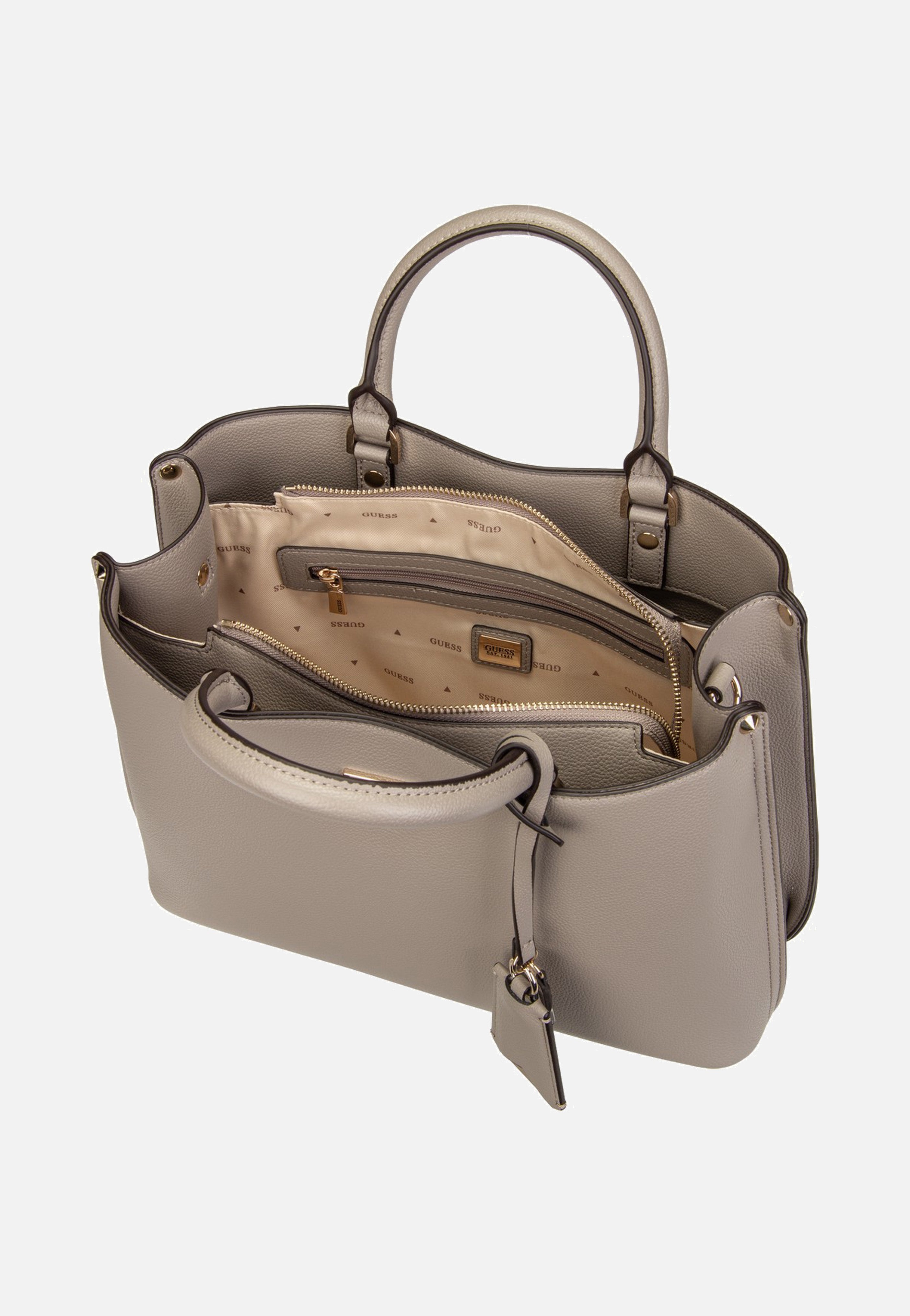 Guess Meridian II Girlfriend SAT 74060 Dark Taupe Satchel