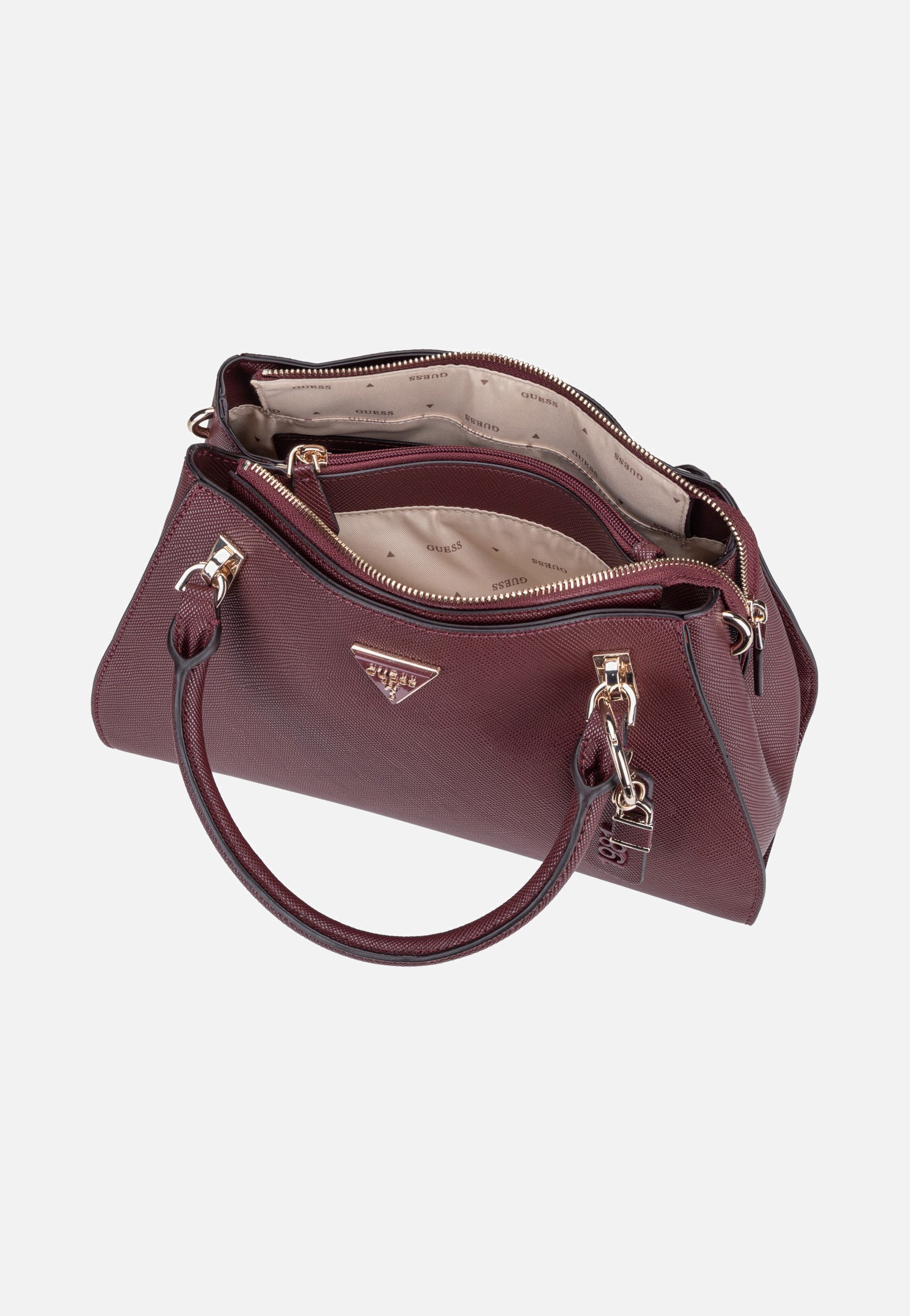 Guess Noelle II Luxury Saffiano 72070 Burgundy Henkeltasche