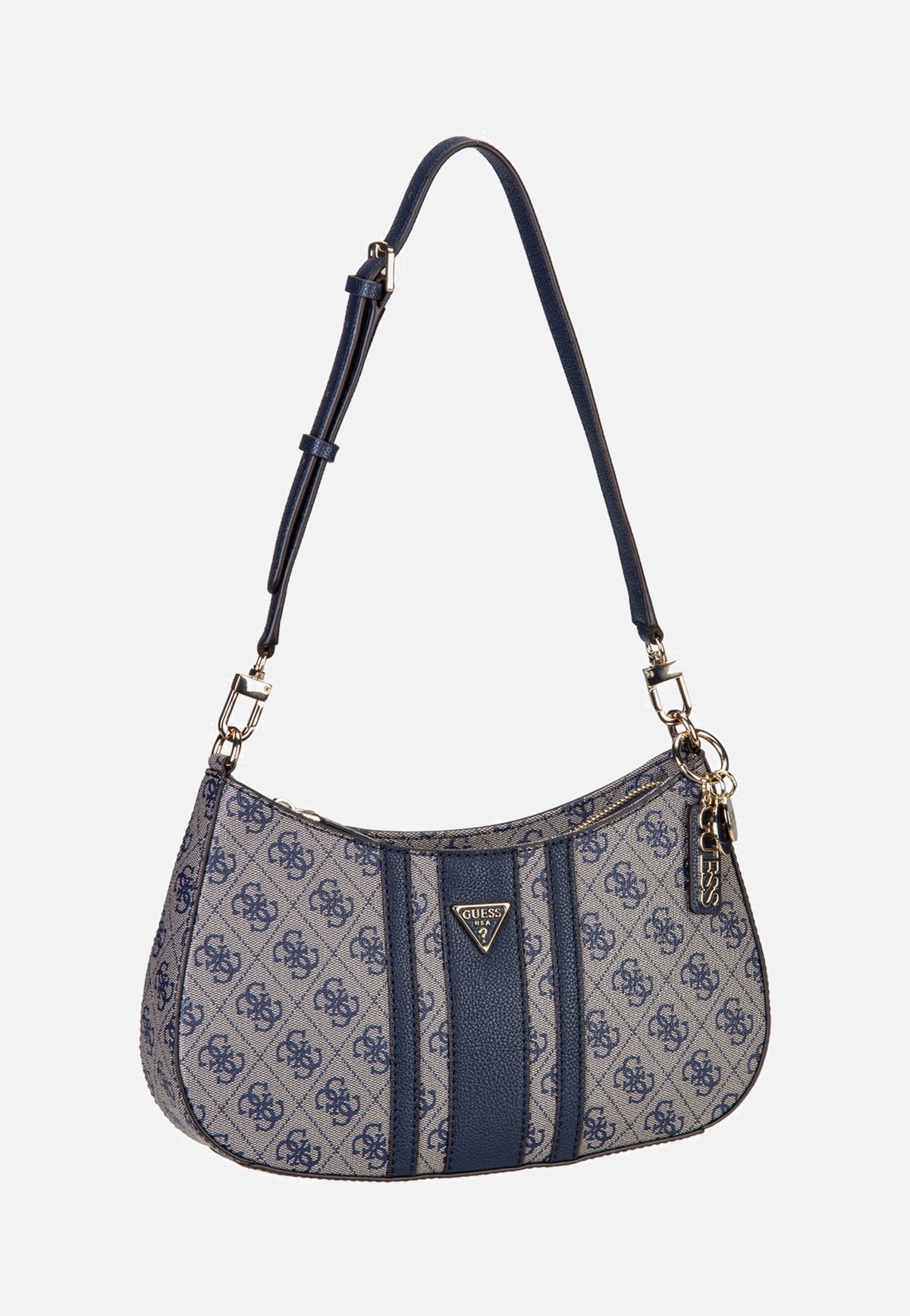 Guess Noelle II Top Zip 72180 Midnight Logo Abendtasche