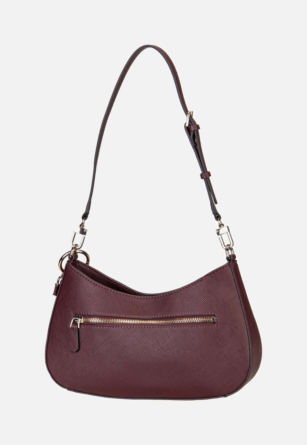 Guess Noelle II Top Zip Saffiano 72180 Burgundy Abendtasche