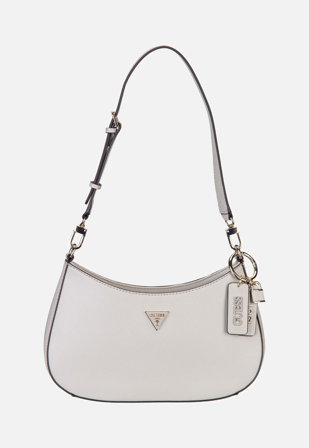 Guess Noelle II Top Zip Saffiano 72180 Taupe Abendtasche