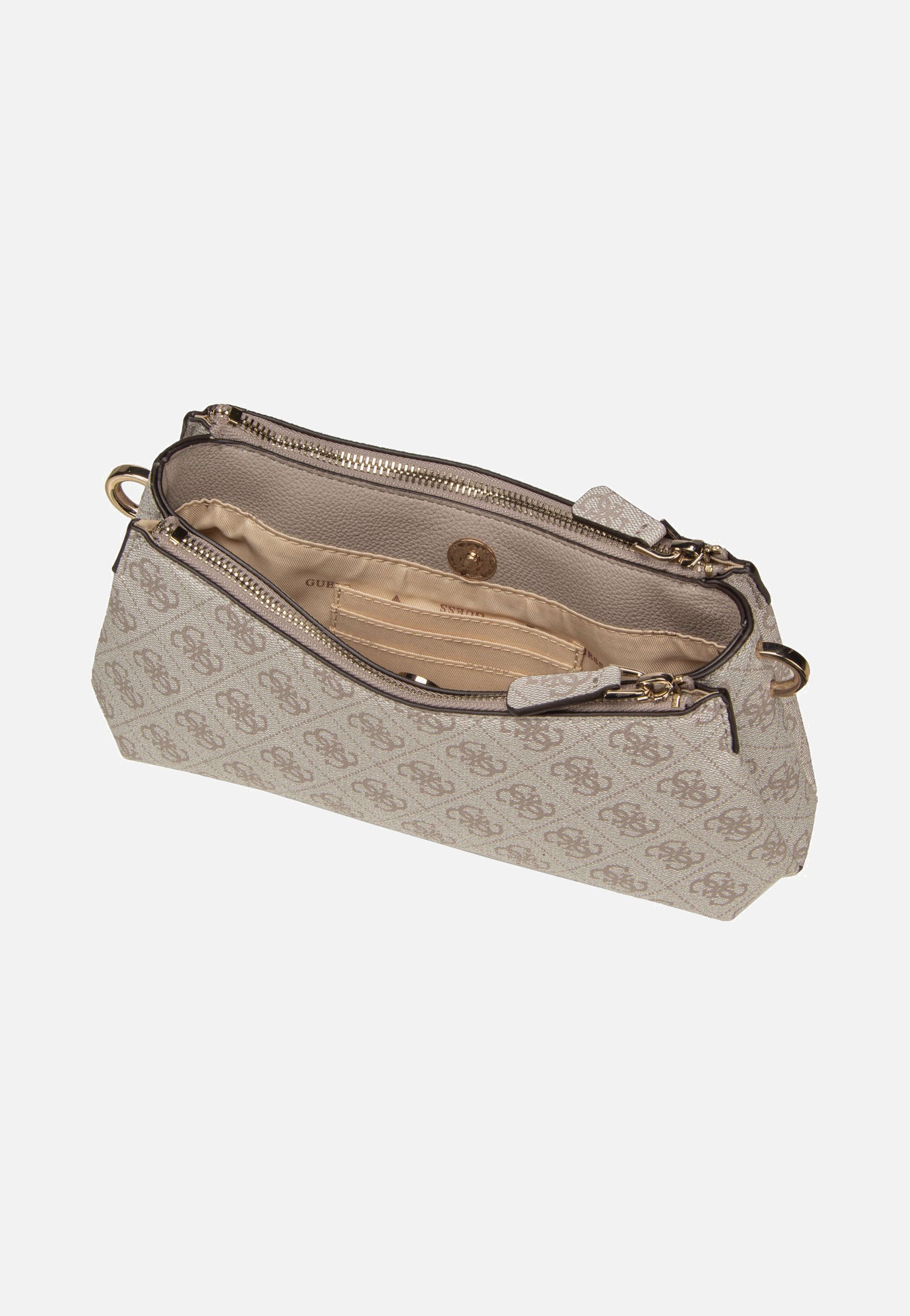 Guess Noelle II 3 Comp Xbody Dark Oak Schultertasche