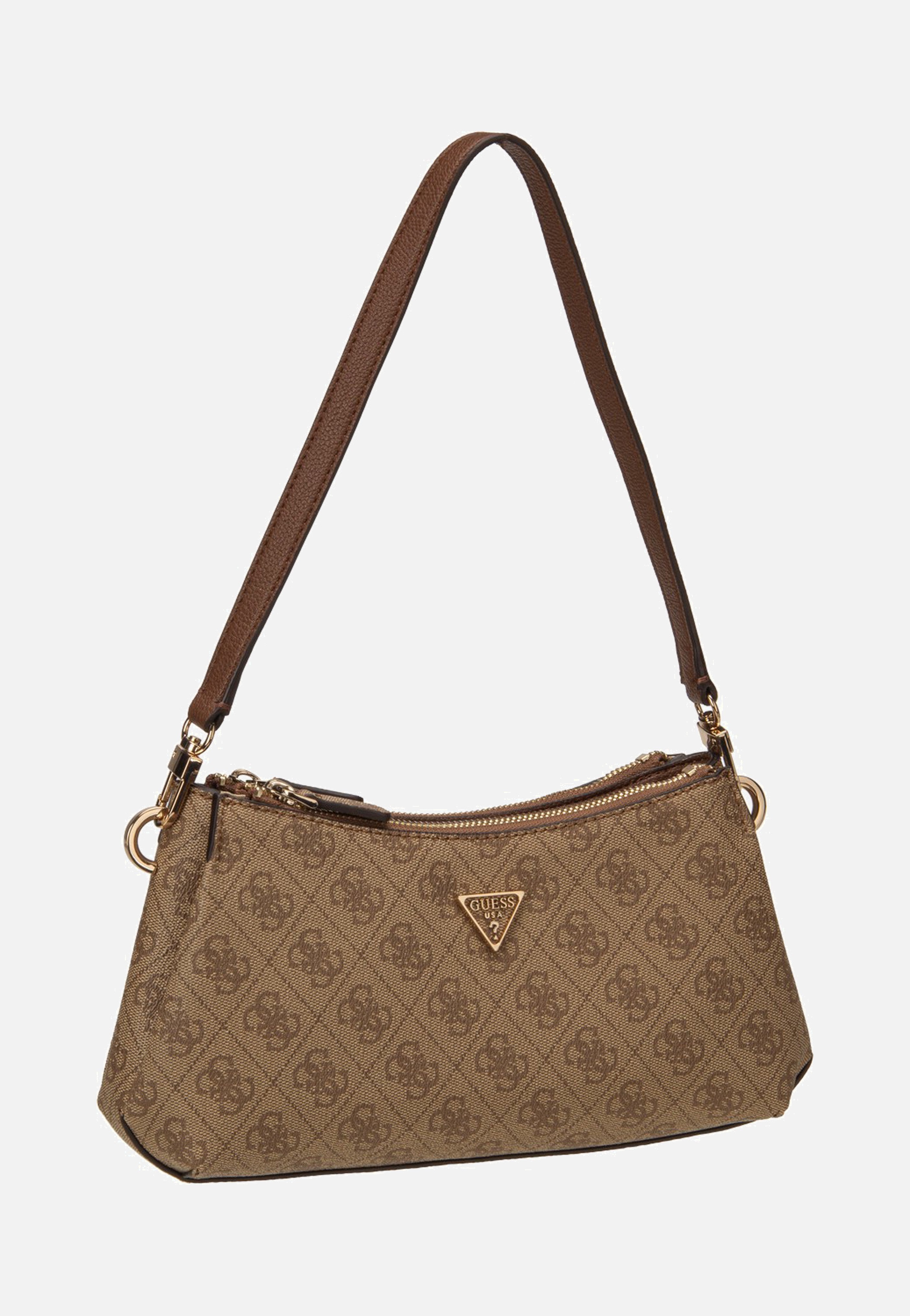 Guess Noelle II 3 Comp Xbody Latte Logo/Brown Schultertasche
