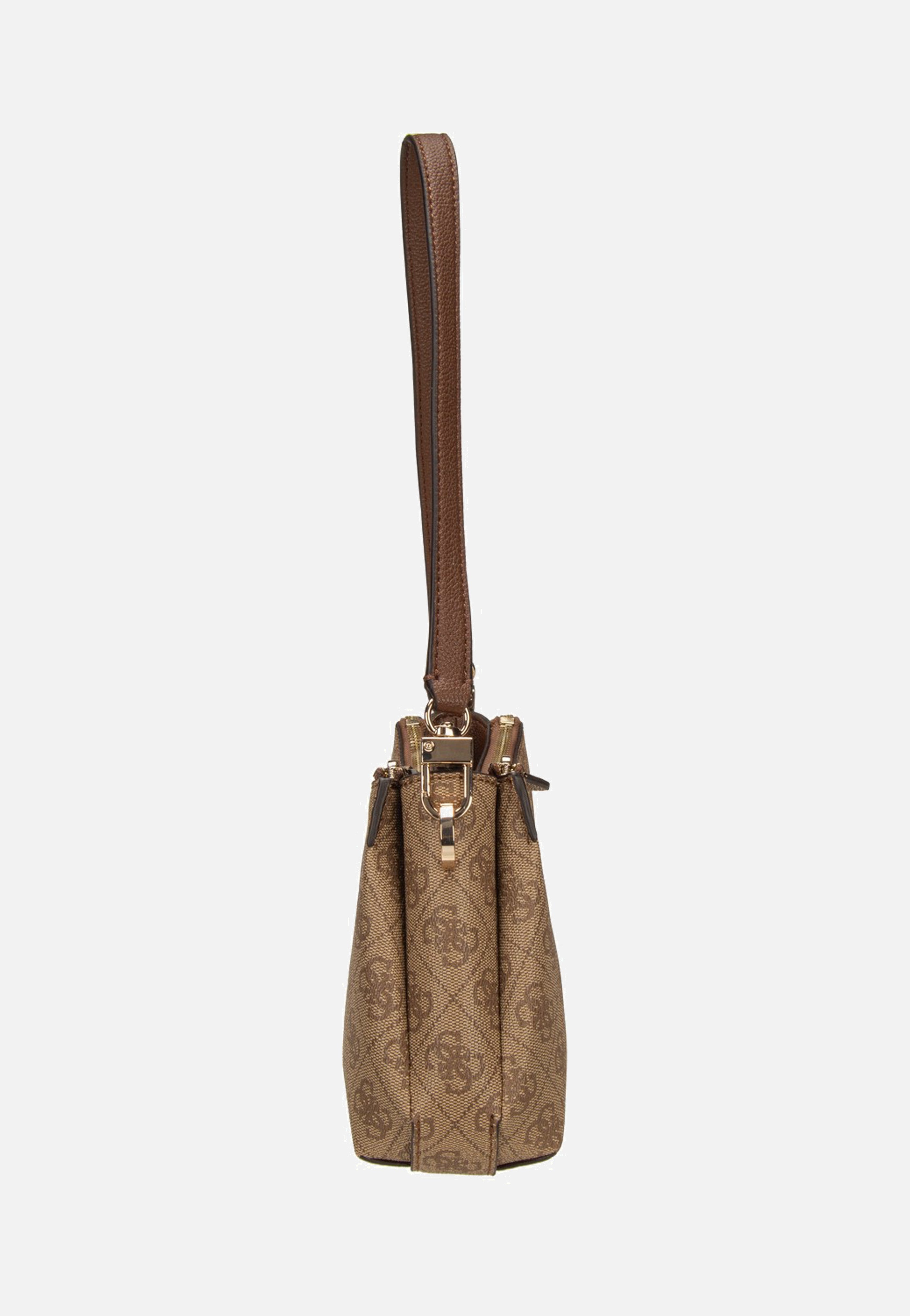 Guess Noelle II 3 Comp Xbody Latte Logo/Brown Schultertasche