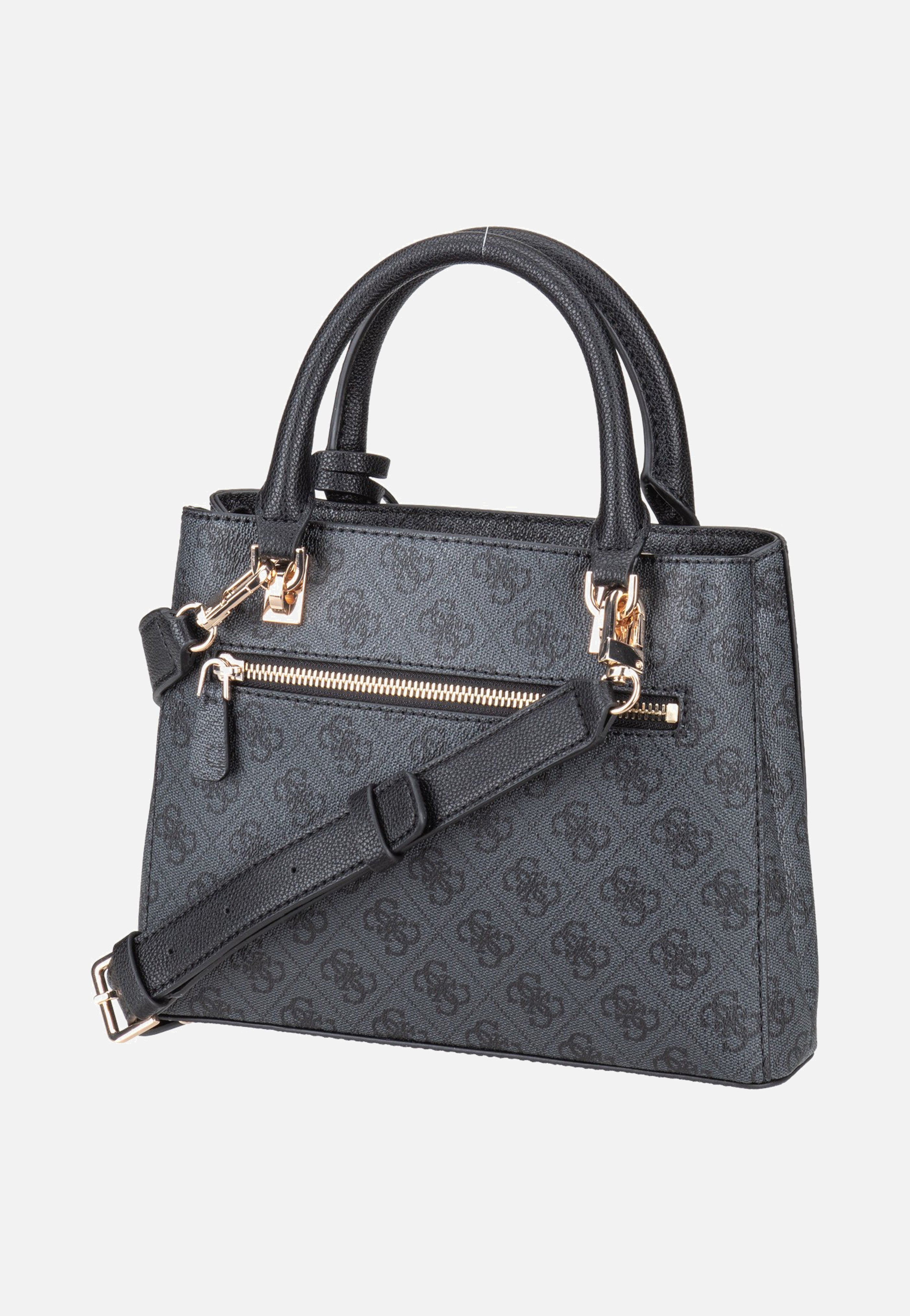 Guess Noelle II Sml Multi Comp Coal Logo Satchel