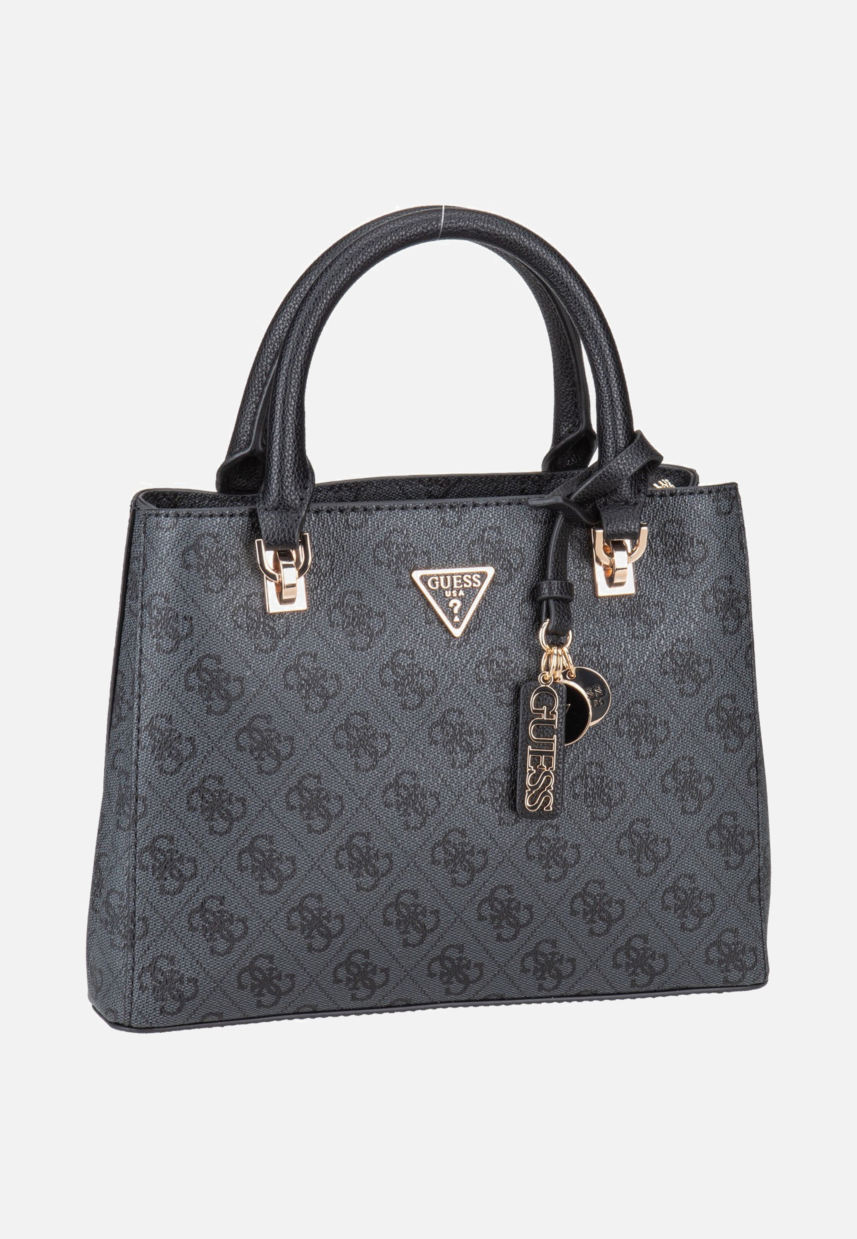 Guess Noelle II Sml Multi Comp Coal Logo Satchel