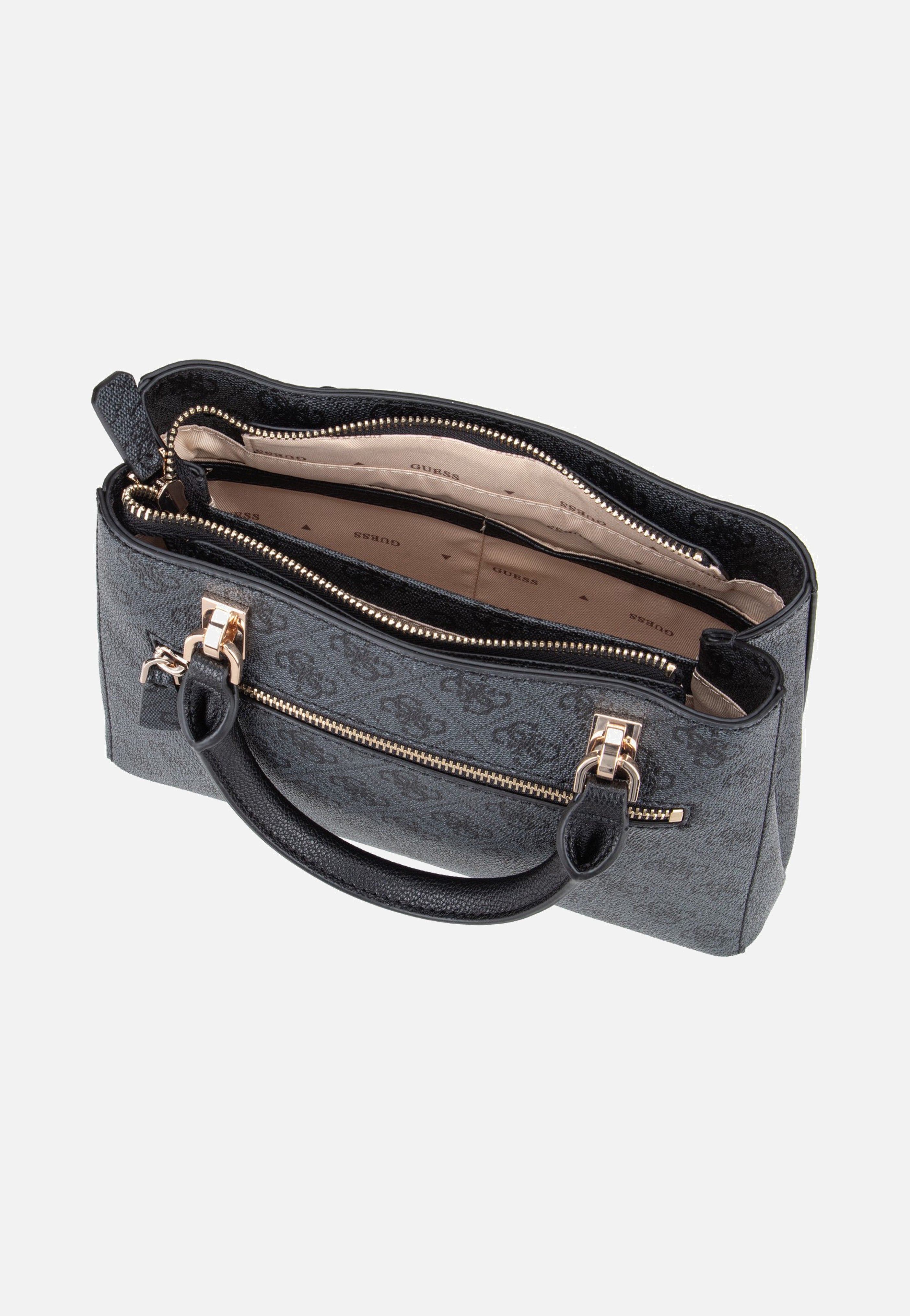 Guess - Noelle II Sml Multi Comp Coal Logo - Satchel | Women-Image