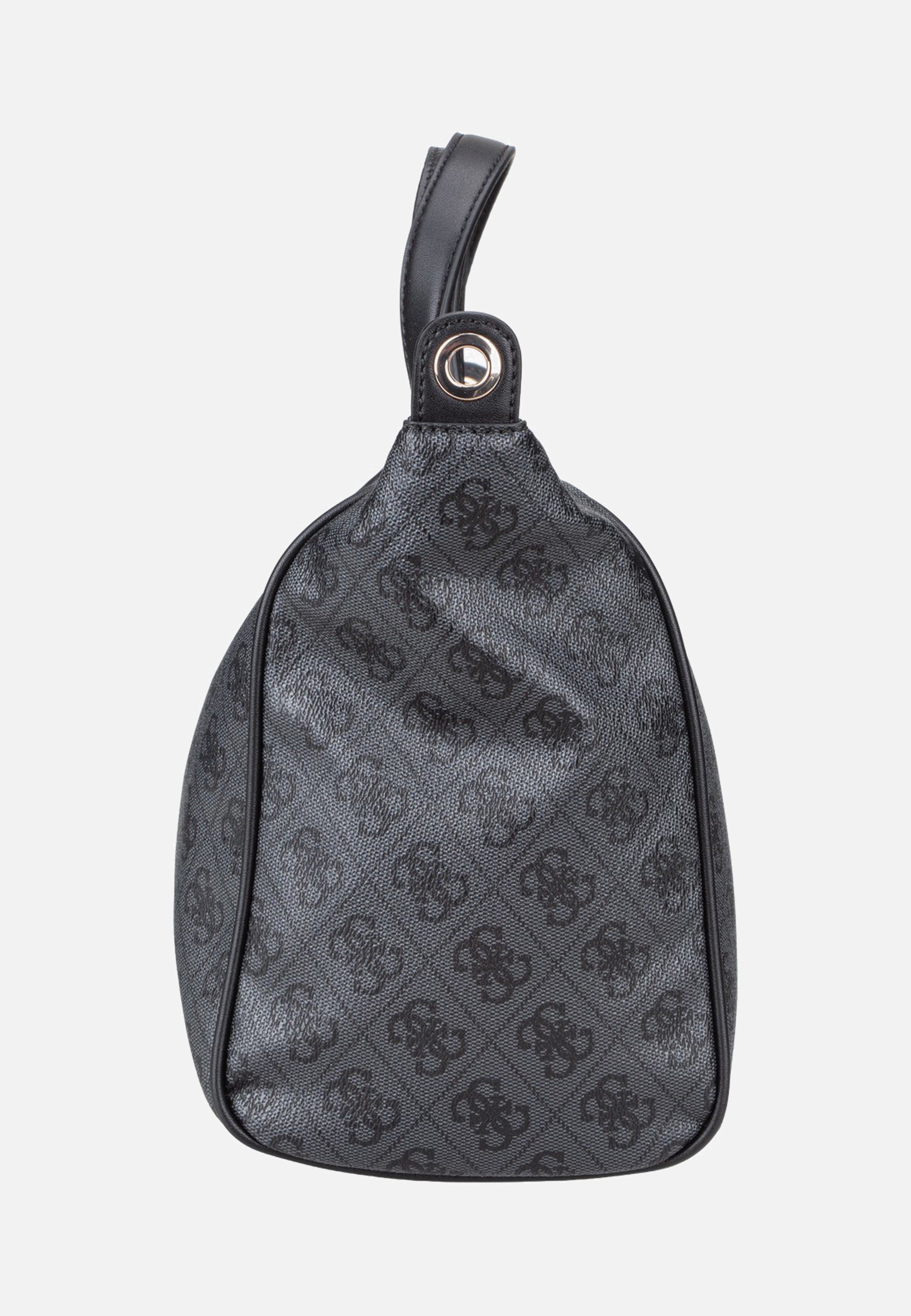 Guess Noelle II Sml Multi Comp Coal Logo Satchel