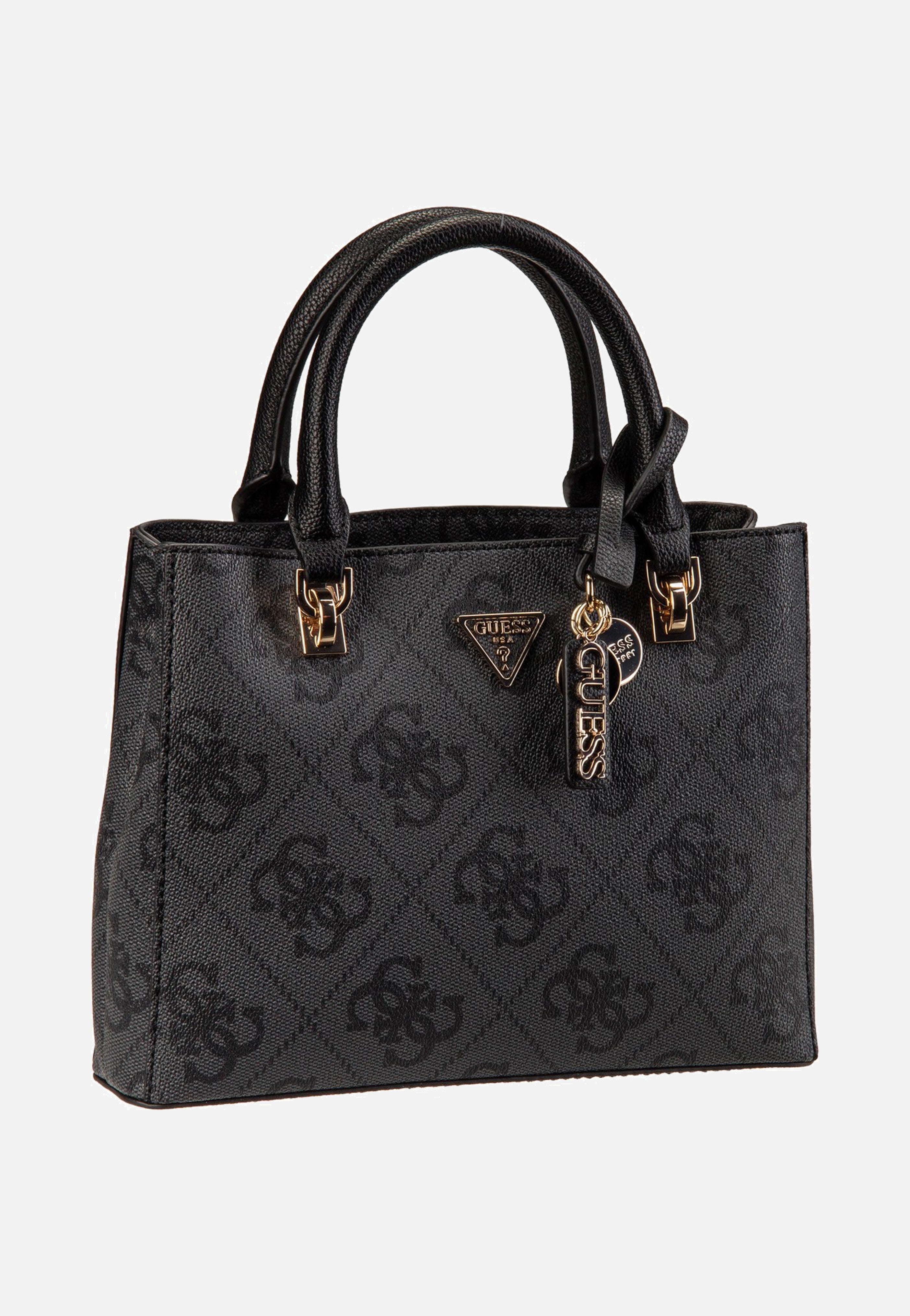 Guess Noelle II Sml Multi Comp Coal Logo Satchel