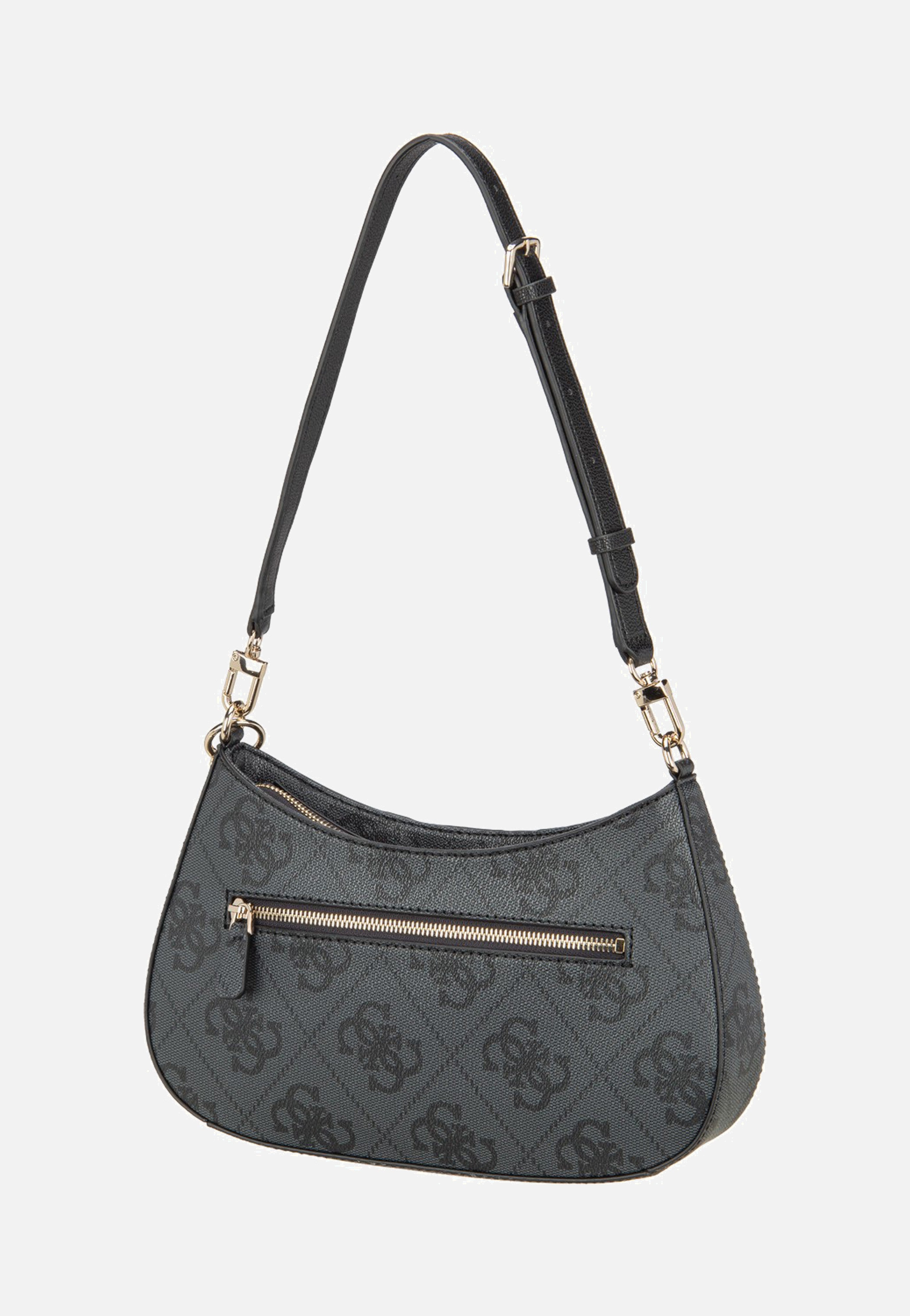 Guess Noelle II Top Zip SHB 72180 Coal Logo Schultertasche