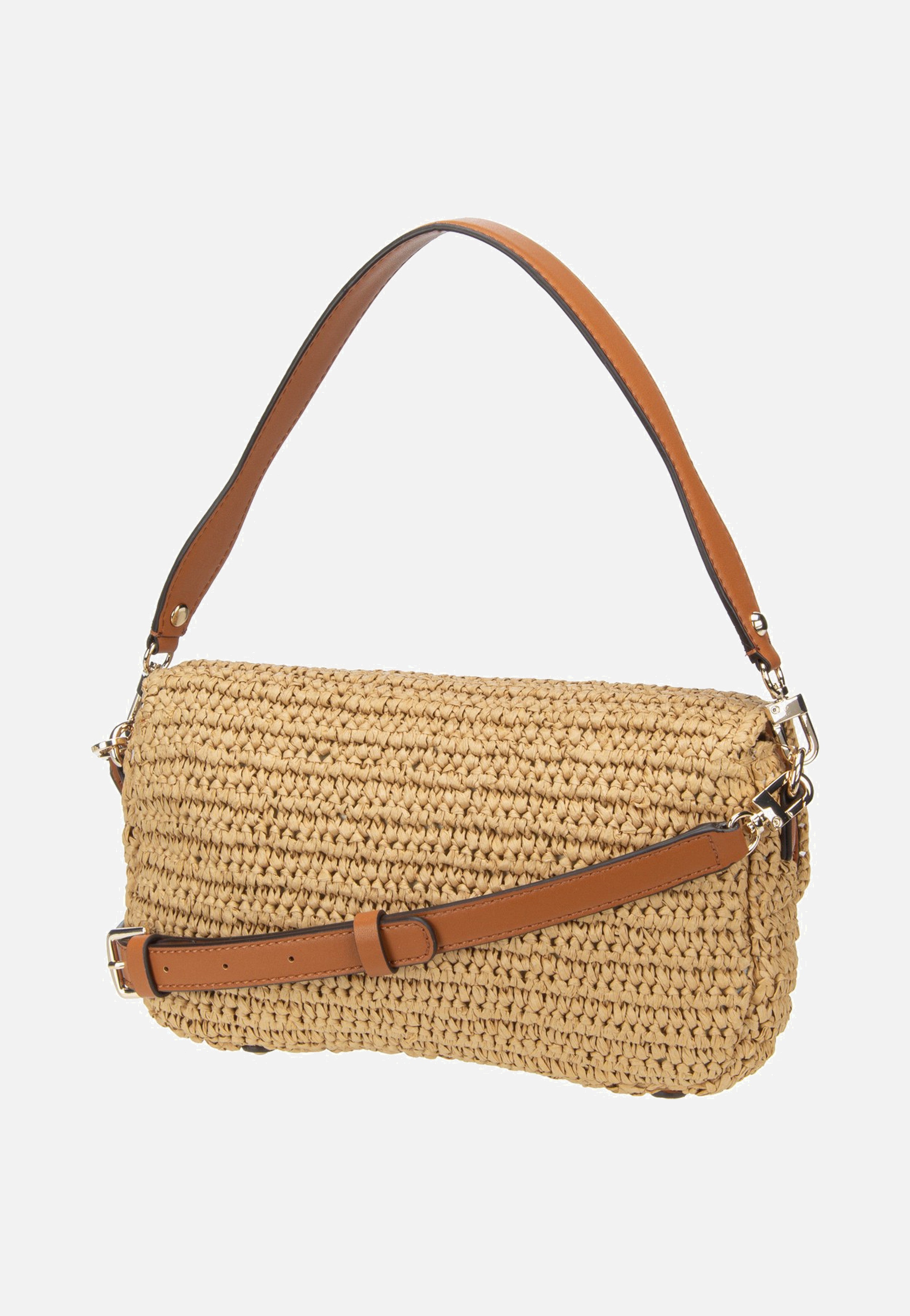 Guess - Ofelia Flap Shoulder 23190 Natural/Cognac - Shoulder Bag | Women-Image