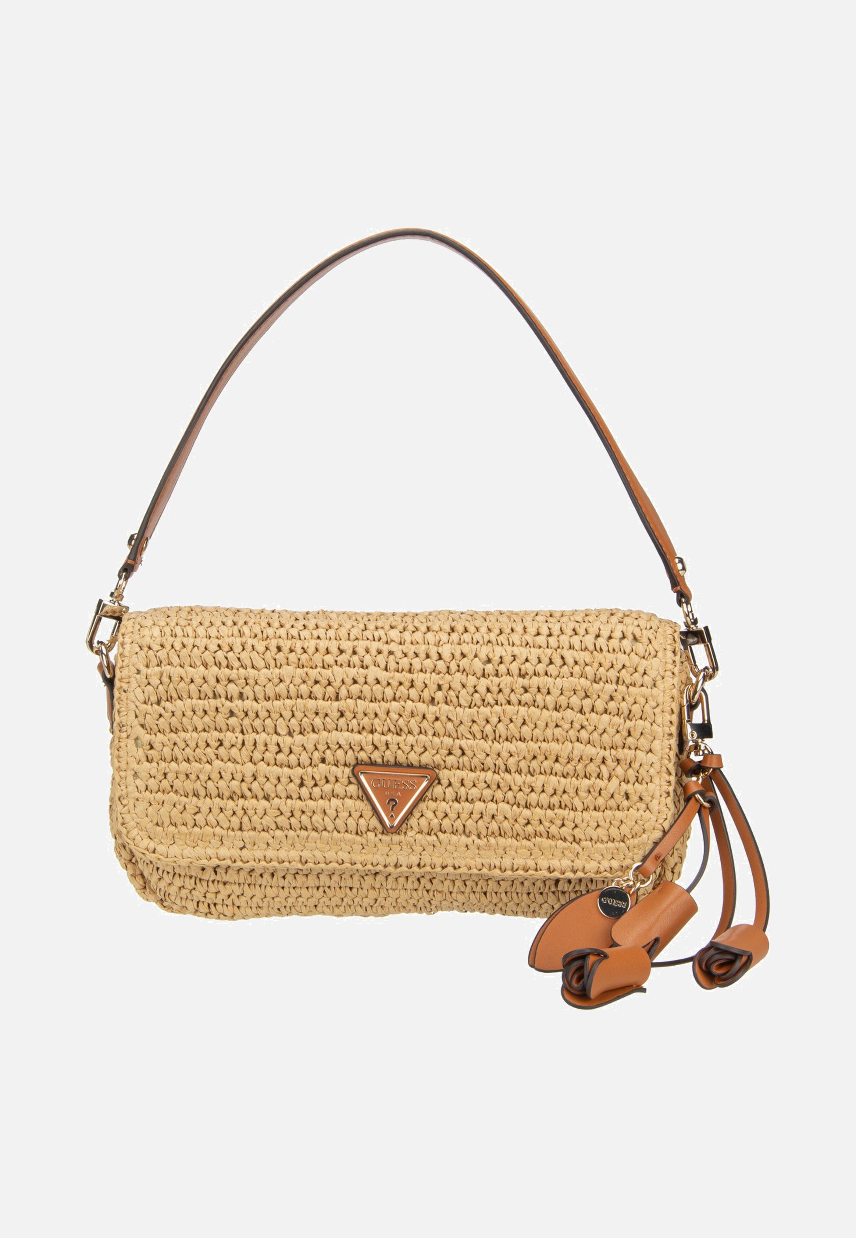 Guess - Ofelia Flap Shoulder 23190 Natural/Cognac - Shoulder Bag | Women-Image