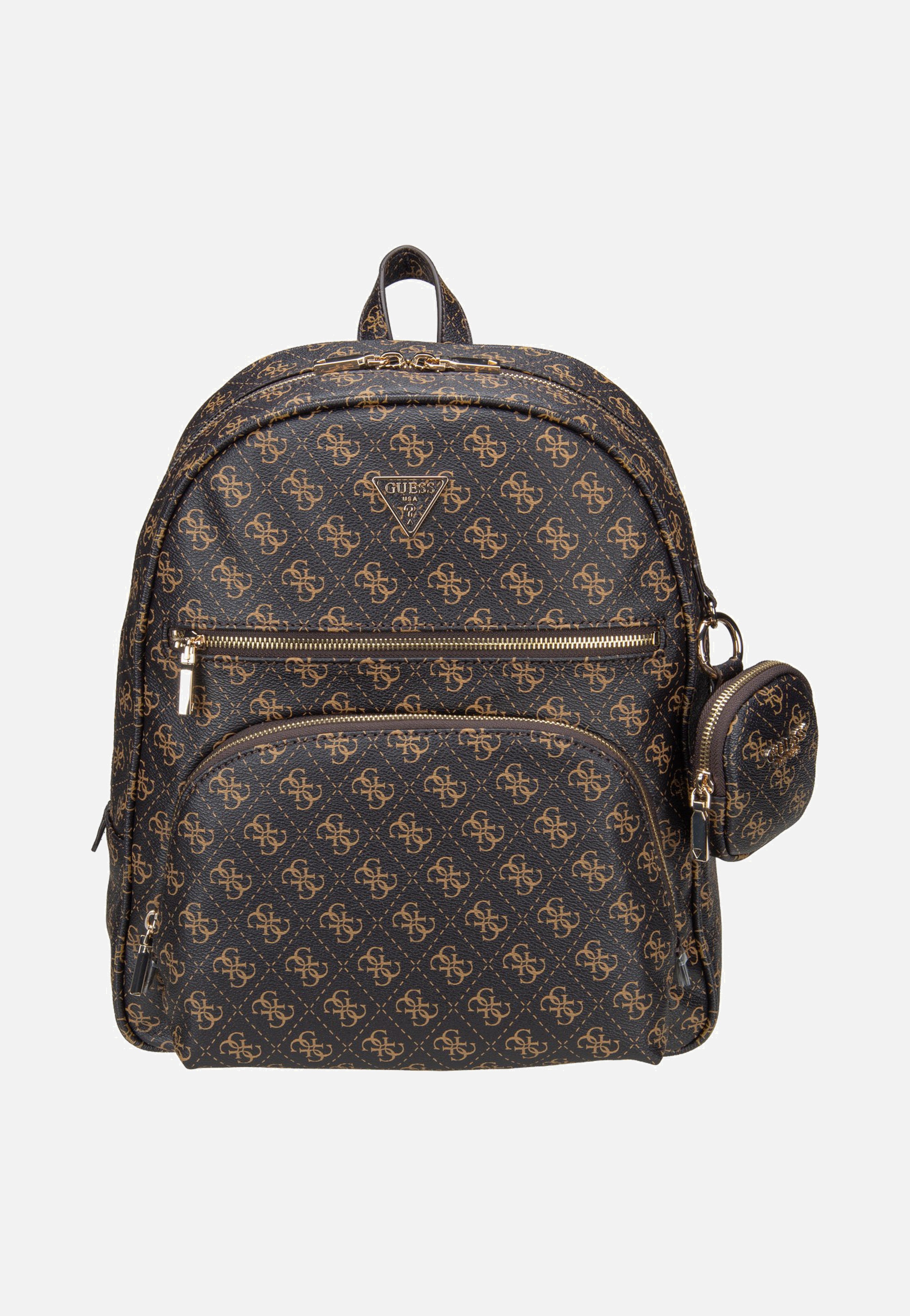 Guess - Power Play II Large Tech Brown Logo - Backpack | Women-Image