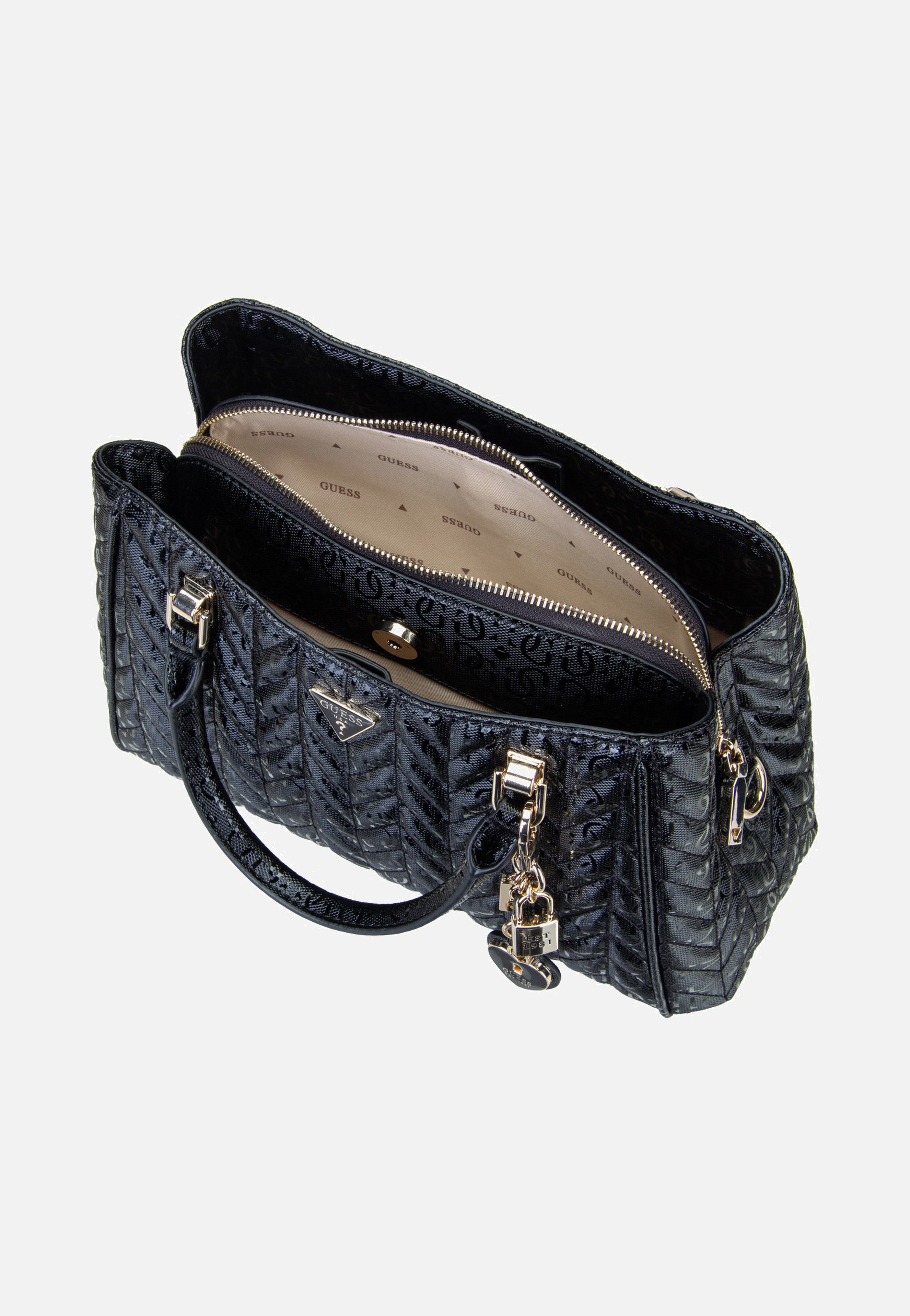 Guess Stacey Girlfriend 41060 Black Satchel